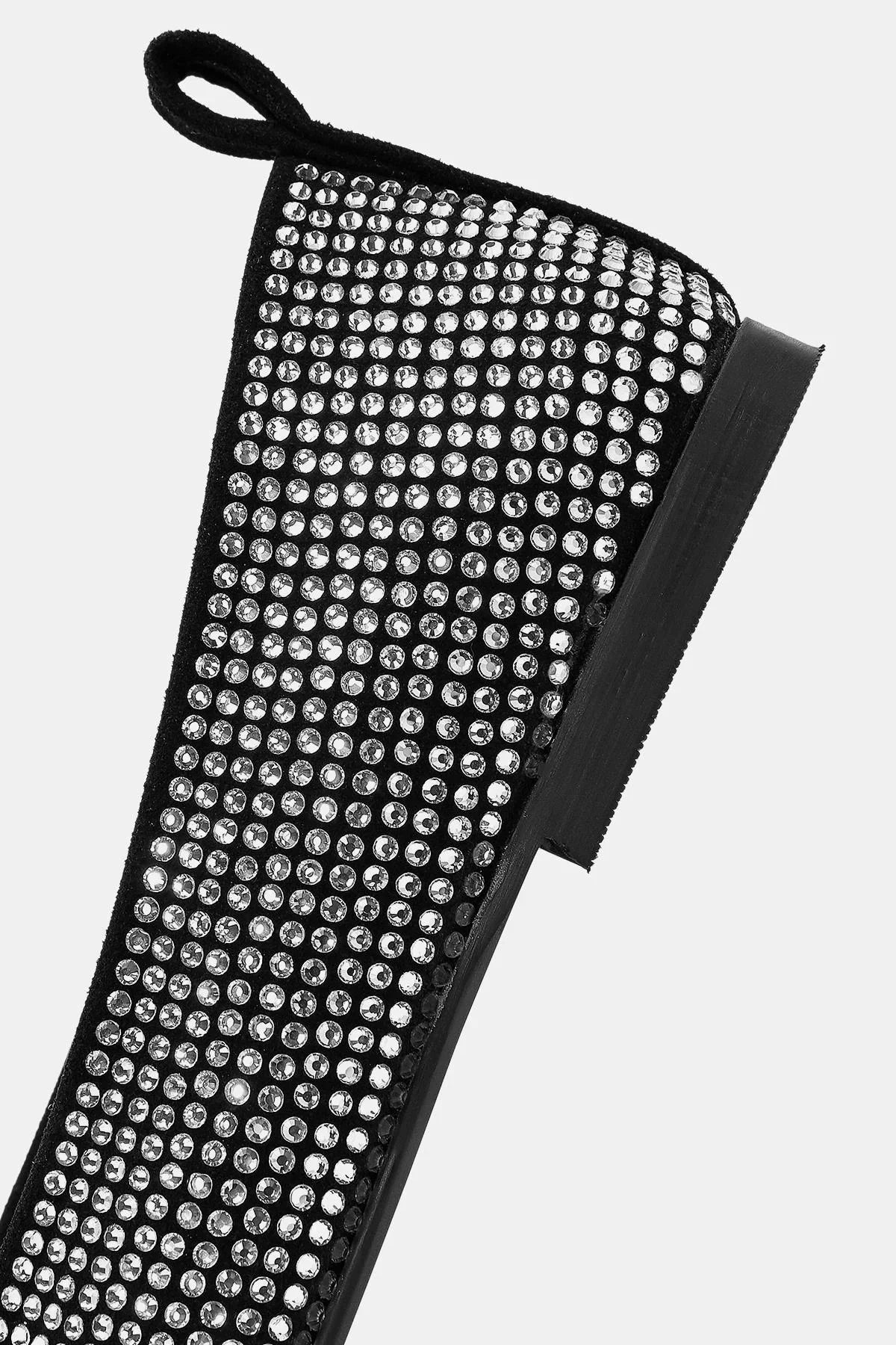 Nobrand Luna F2 Strass Kadın Babet