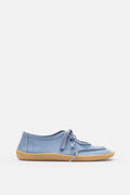 Nobrand Lune Ballet Barefoot Hakiki Süet Deri Ice Blue Babet