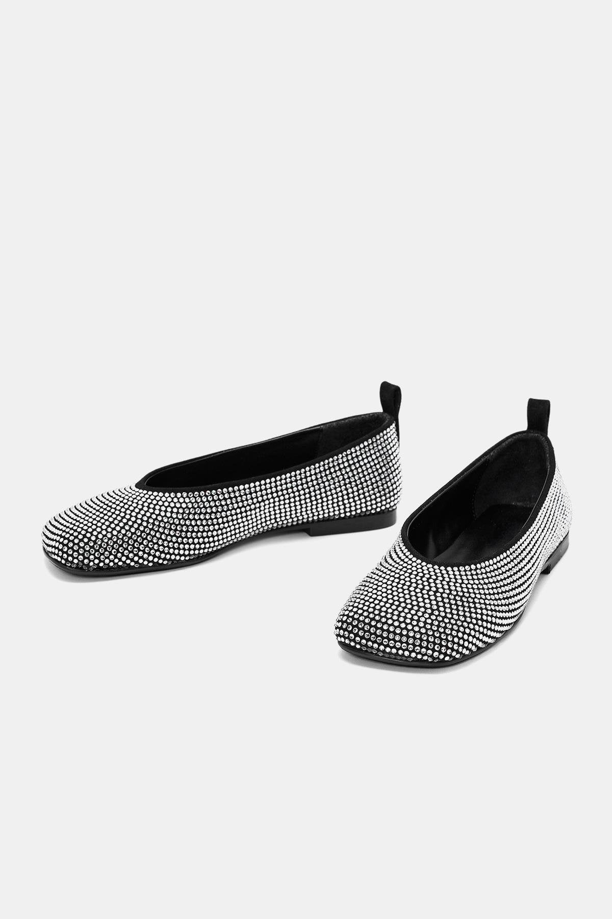 Nobrand Luna F2 Strass Kadın Babet