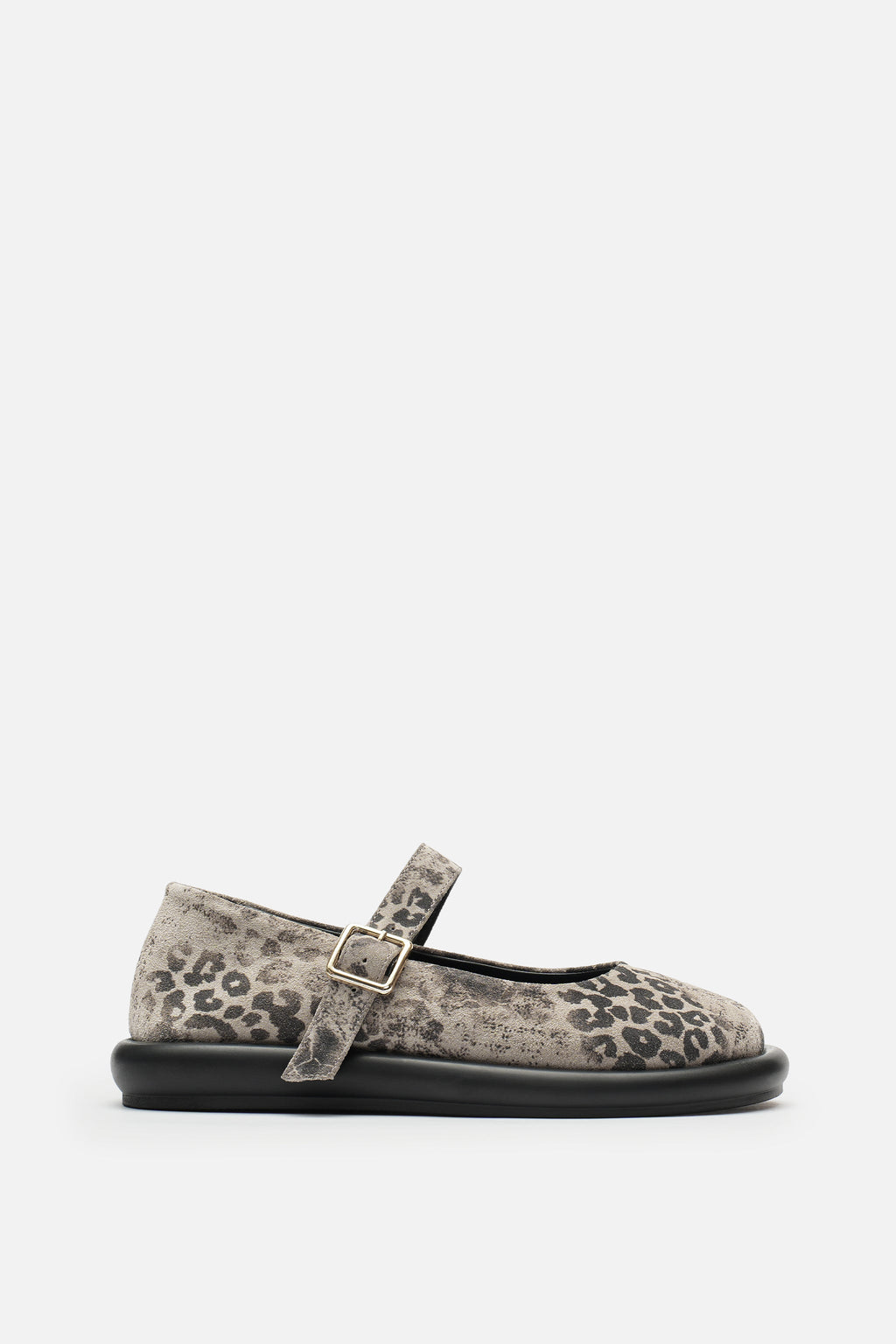 Nobrand Chunky Hakiki Leopar Deri Gündelik Babet