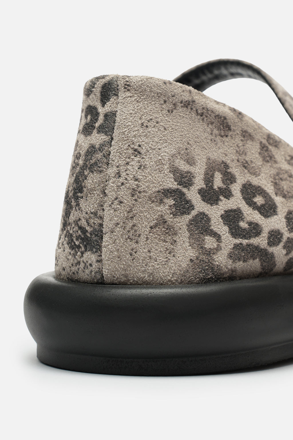Nobrand Chunky Hakiki Leopar Deri Gündelik Babet