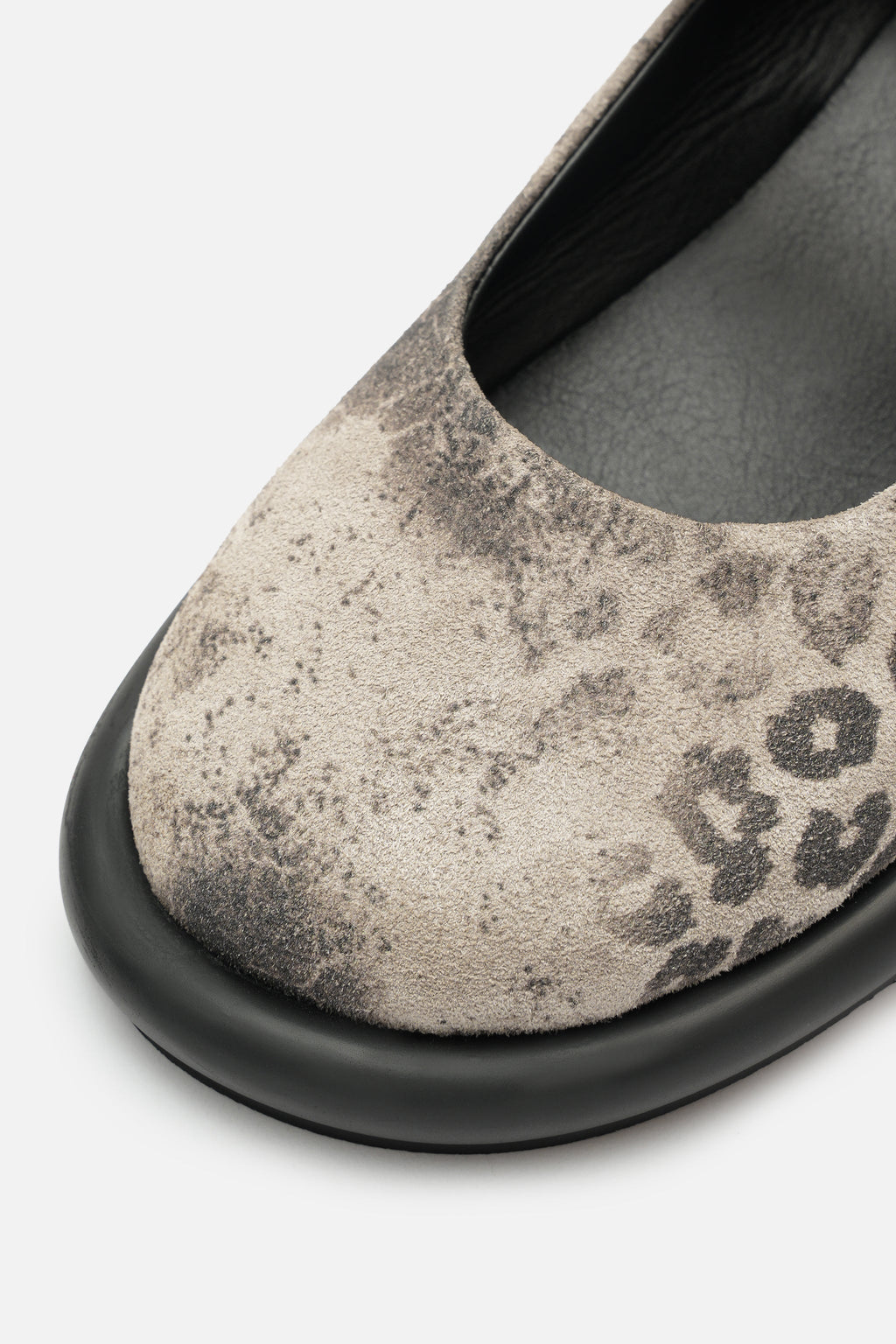 Nobrand Chunky Hakiki Leopar Deri Gündelik Babet