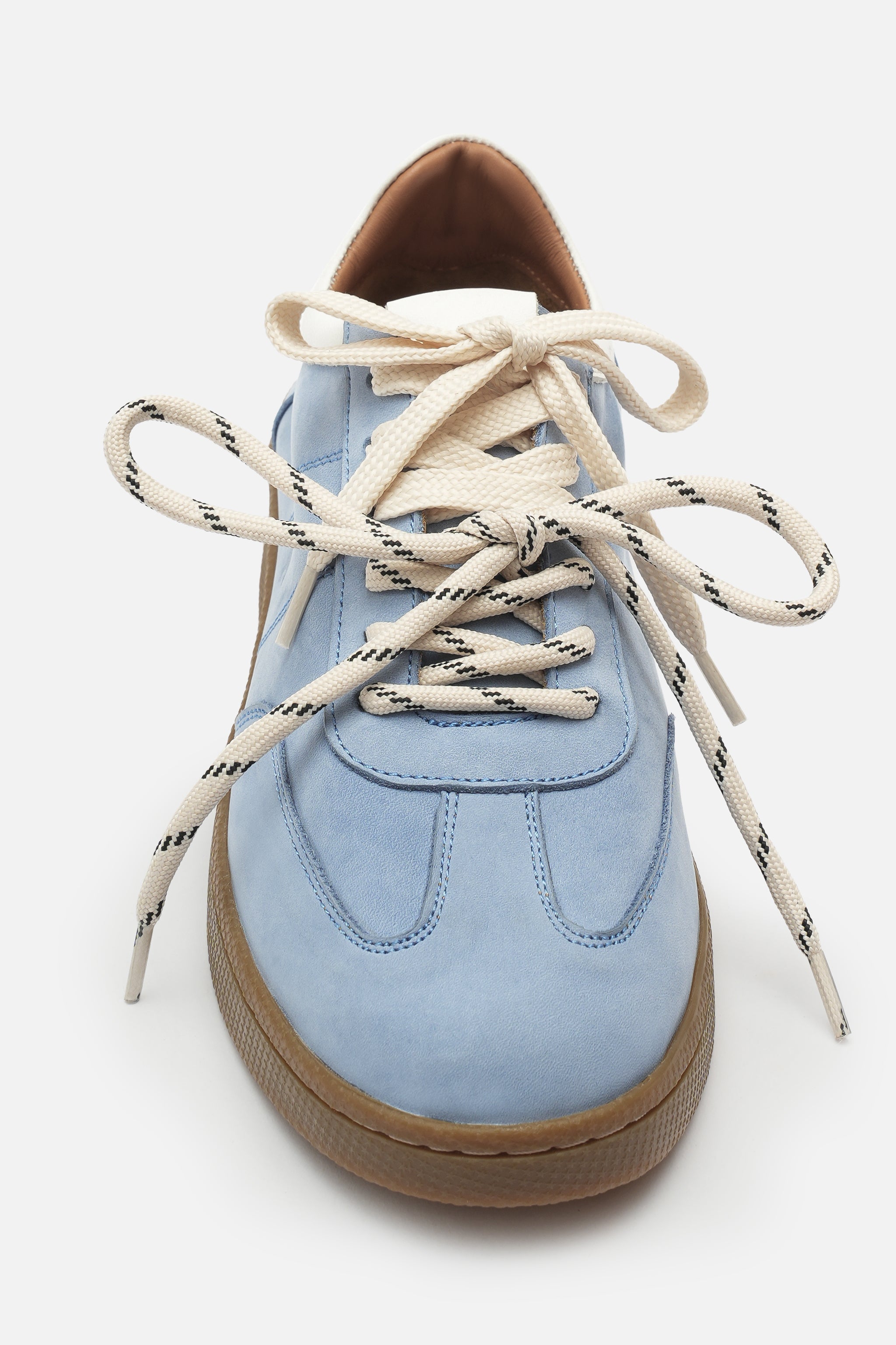 Nobrand Miu Court Hakiki Deri Ice Blue Sneaker