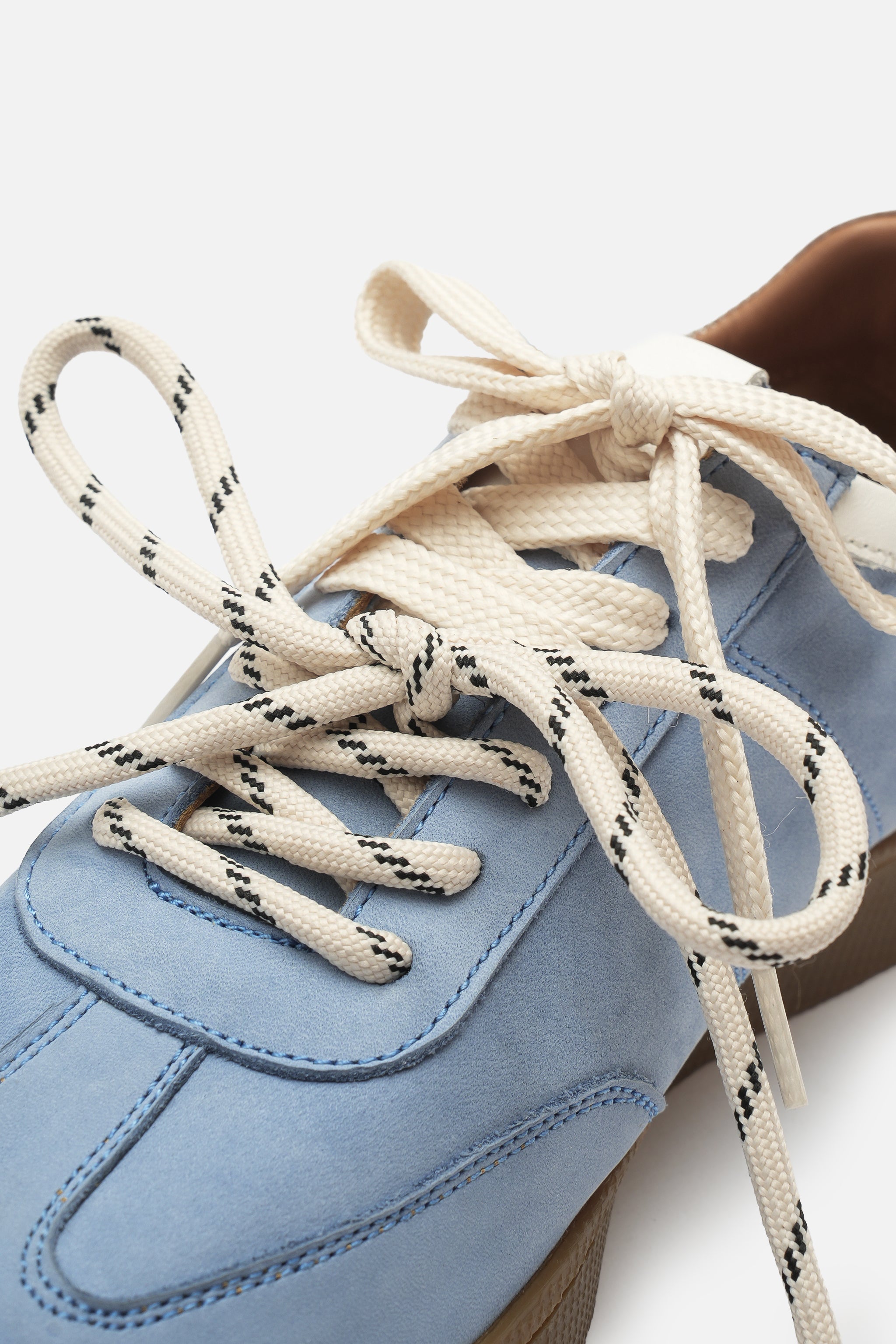 Nobrand Miu Court Hakiki Deri Ice Blue Sneaker