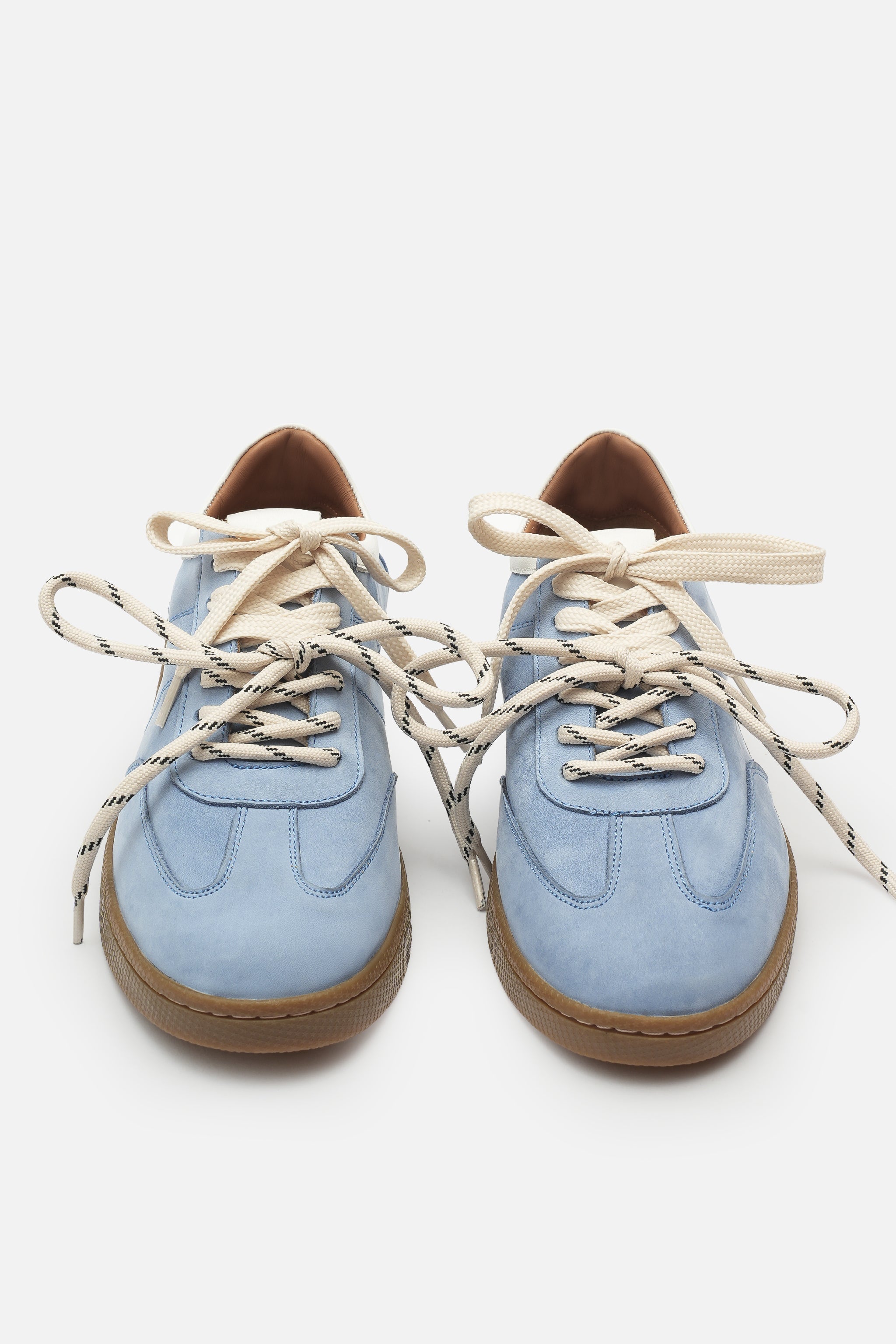 Nobrand Miu Court Hakiki Deri Ice Blue Sneaker