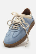Nobrand Miu Court Hakiki Deri Ice Blue Sneaker