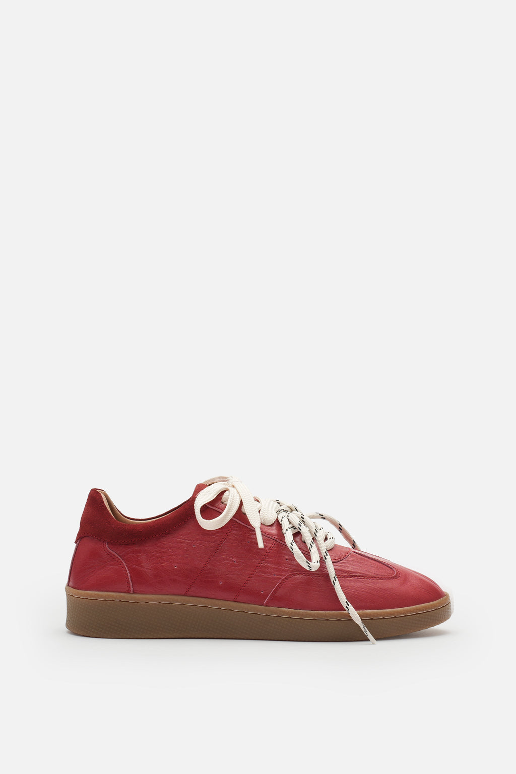 Nobrand Miu Court Hakiki Deri Kırmızı Sneaker