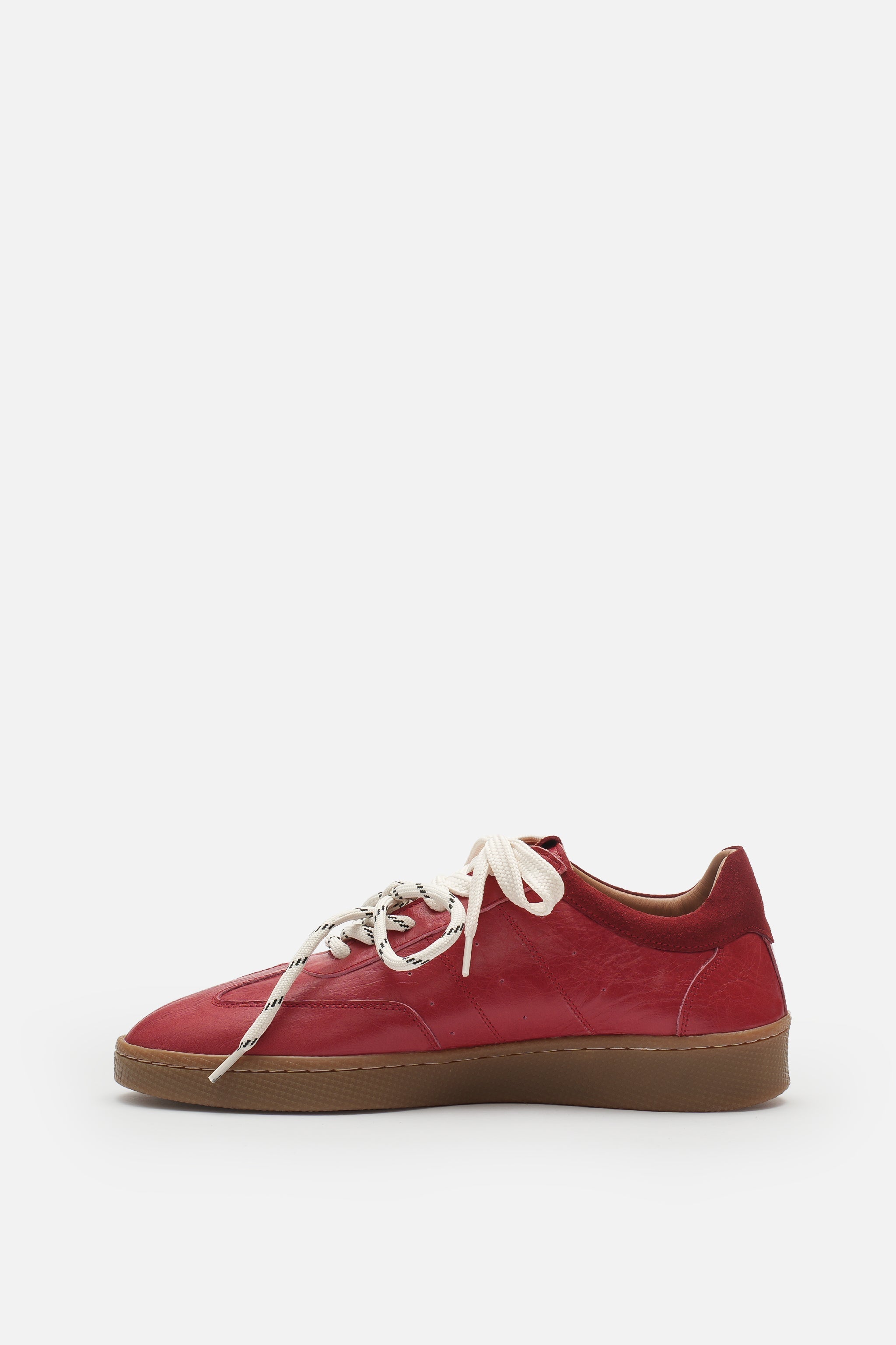 Nobrand Miu Court Hakiki Deri Kırmızı Sneaker