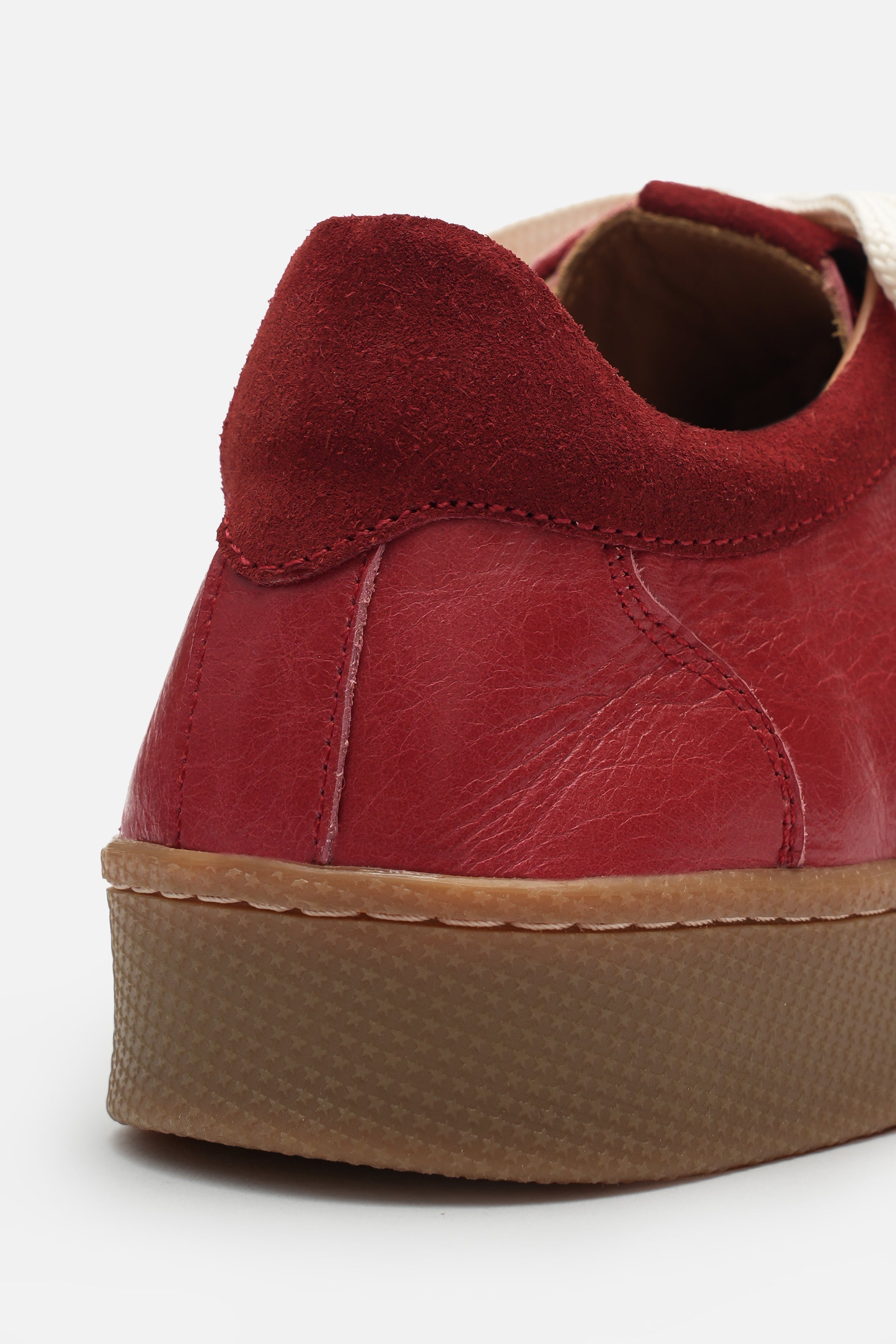 Nobrand Miu Court Hakiki Deri Kırmızı Sneaker