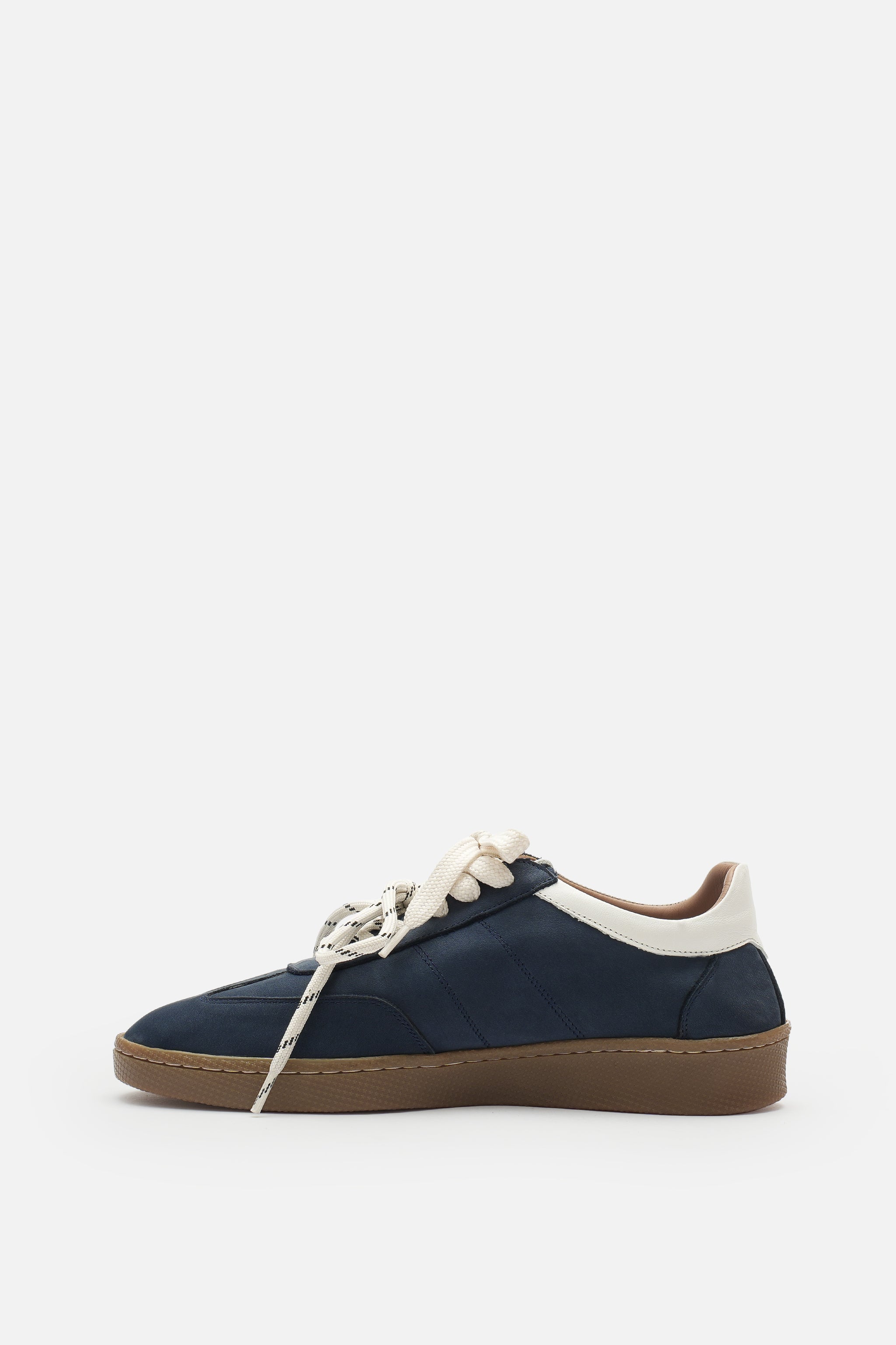 Nobrand Miu Court Hakiki Deri Lacivert Sneaker