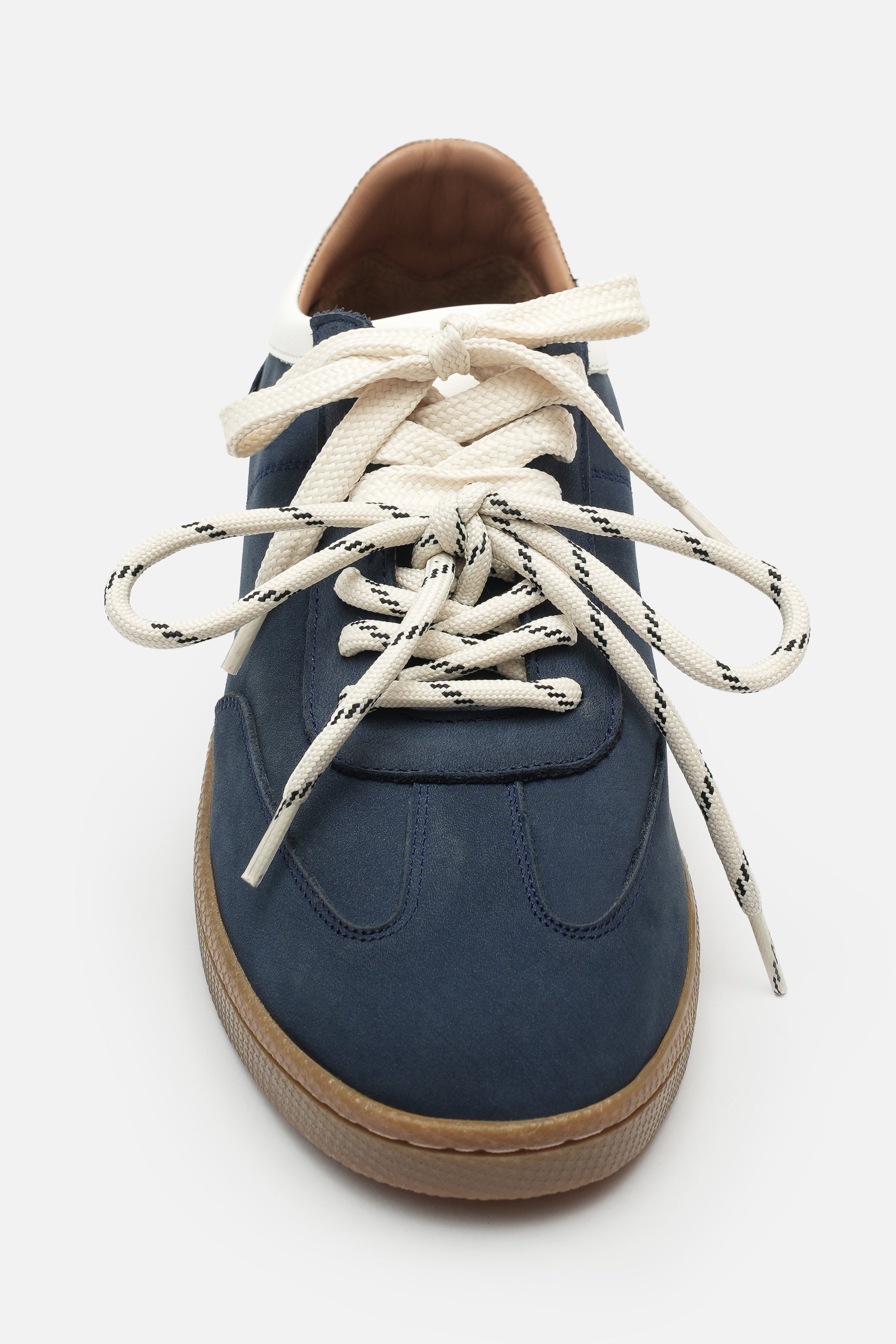Nobrand Miu Court Hakiki Deri Lacivert Sneaker