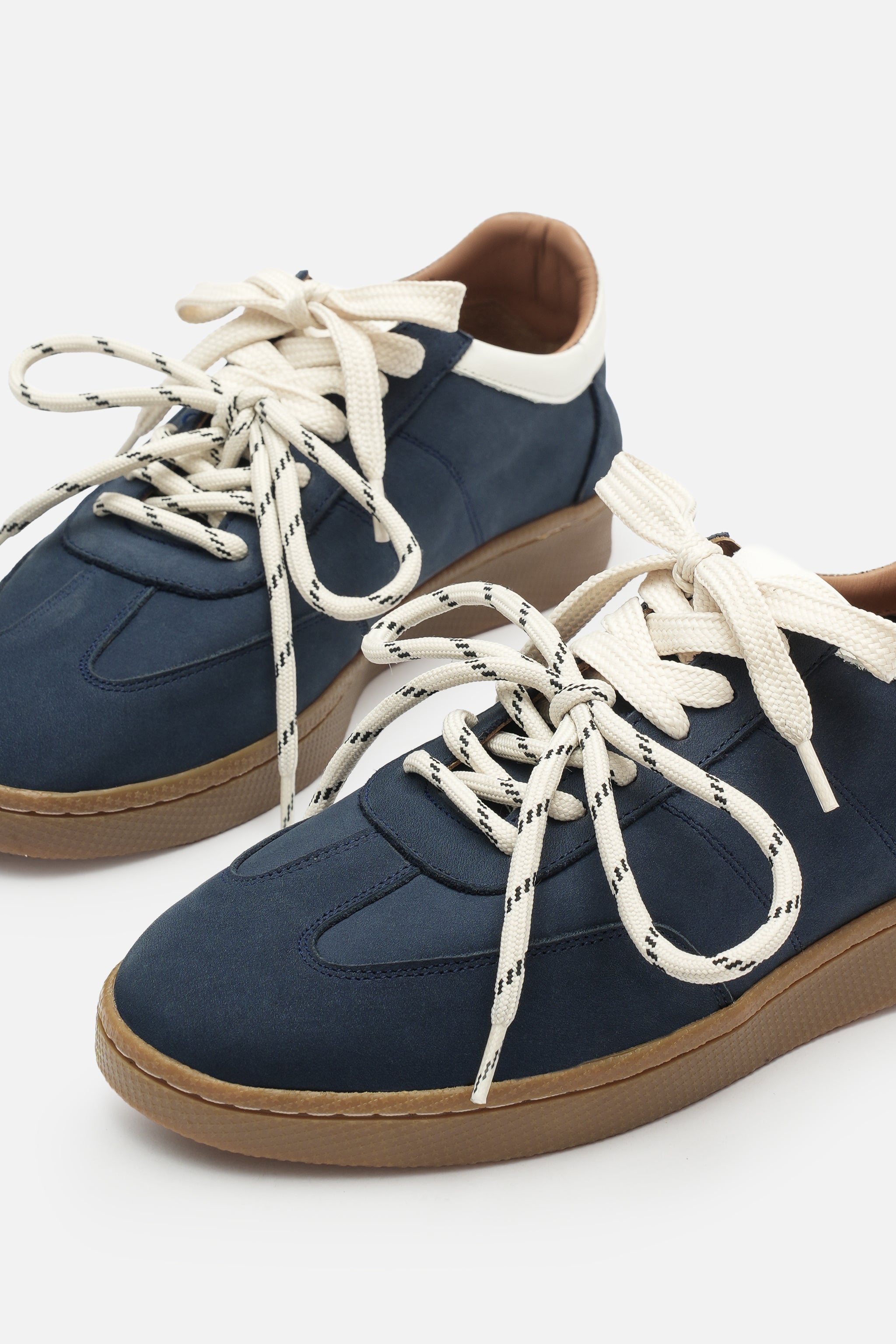 Nobrand Miu Court Hakiki Deri Lacivert Sneaker