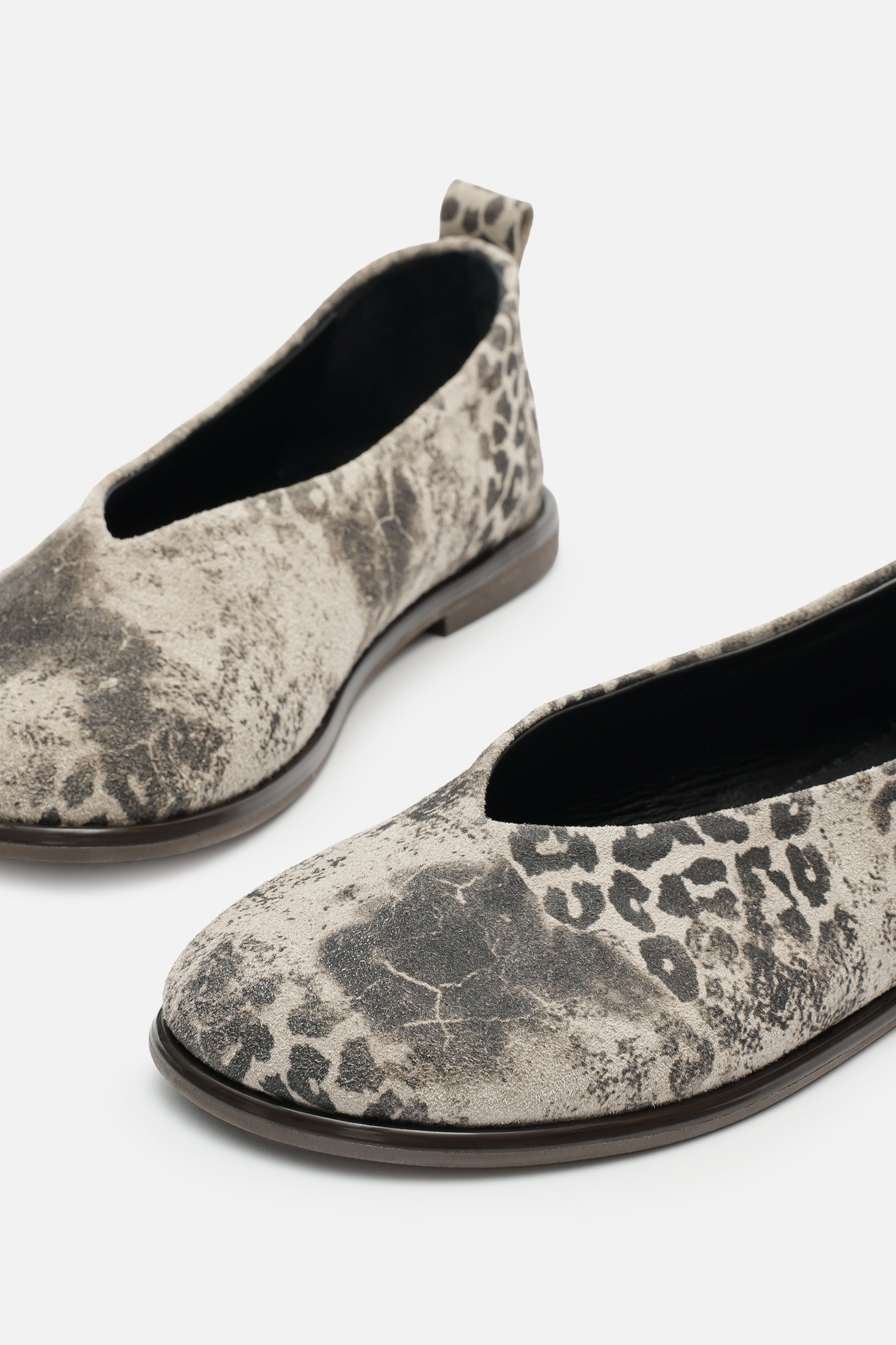 Nobrand Soft Ballet Hakiki Leoapar Deri Babet