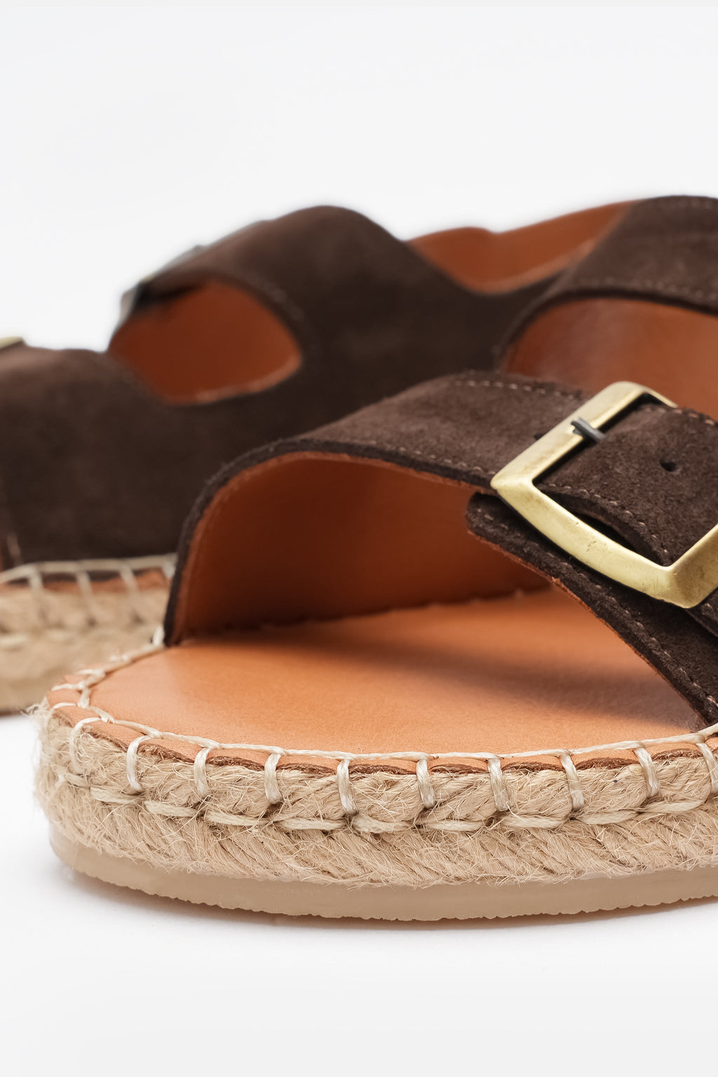 Nobrand Mary Gerçek Süet Deri Sandalet