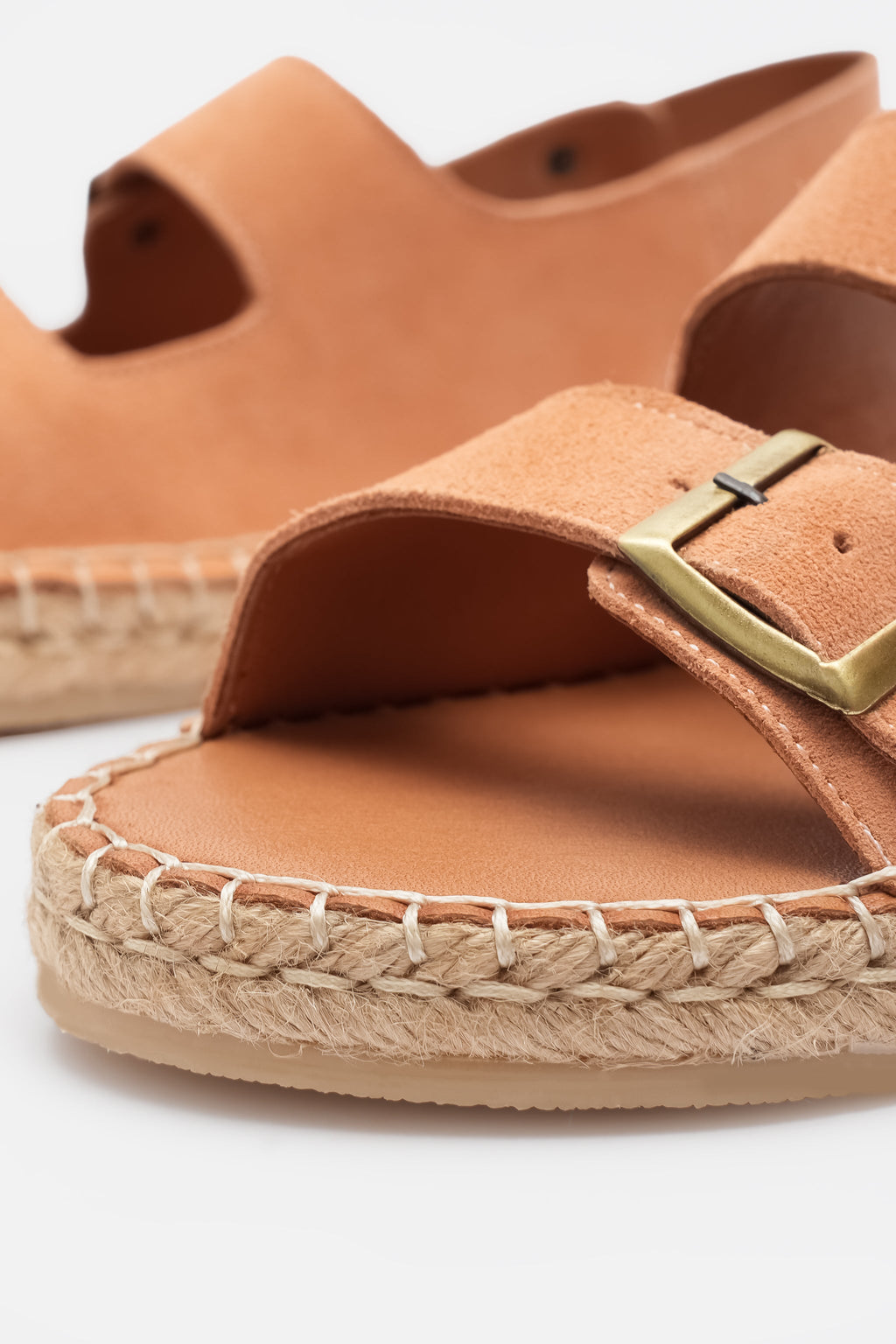 Nobrand Mary Gerçek Süet Deri Sandalet