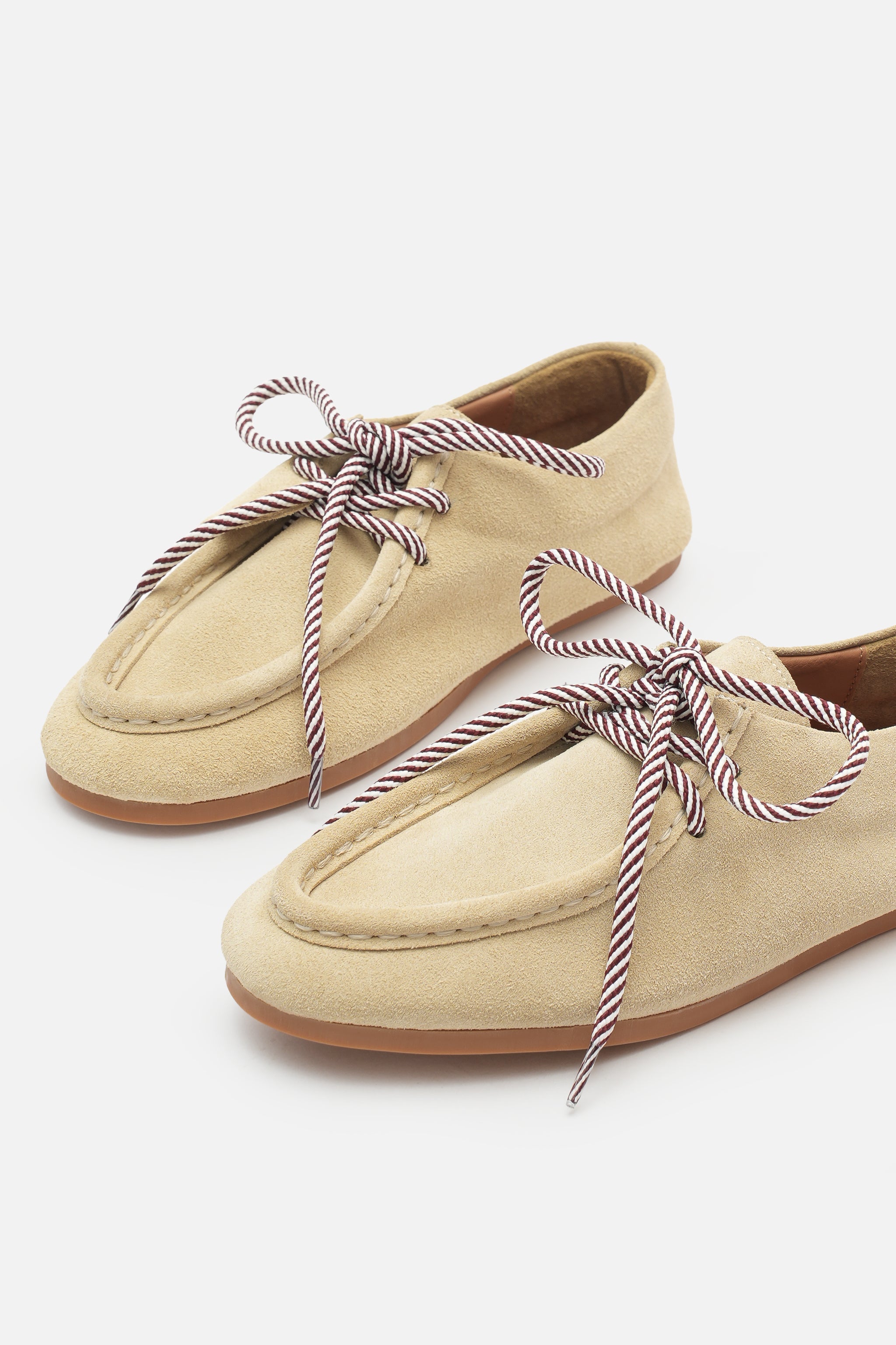 Nobrand Misty Lace Up Hakiki Deri Barefoot Makosen