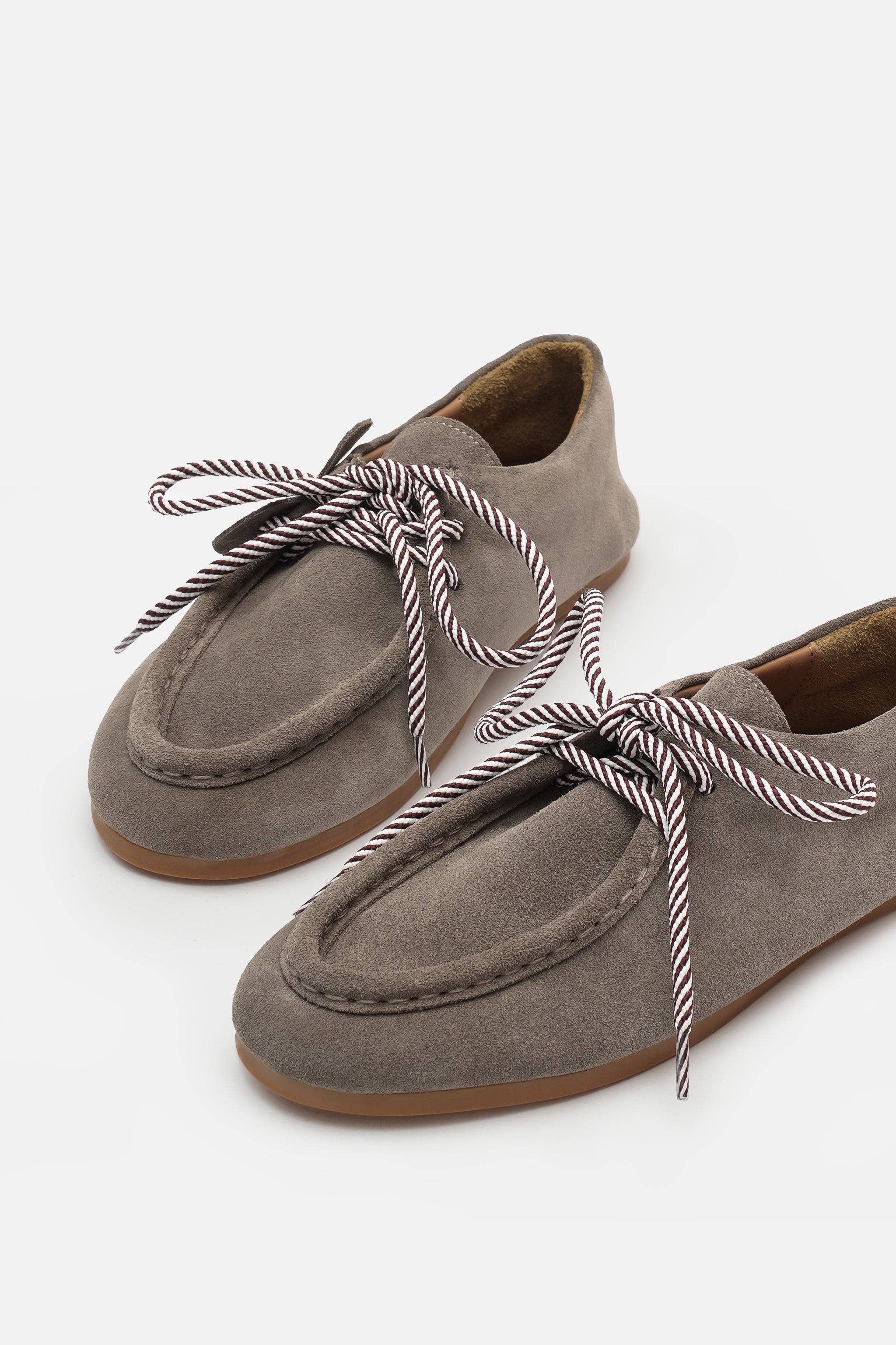 Nobrand Misty Lace Up Hakiki Deri Barefoot Makosen