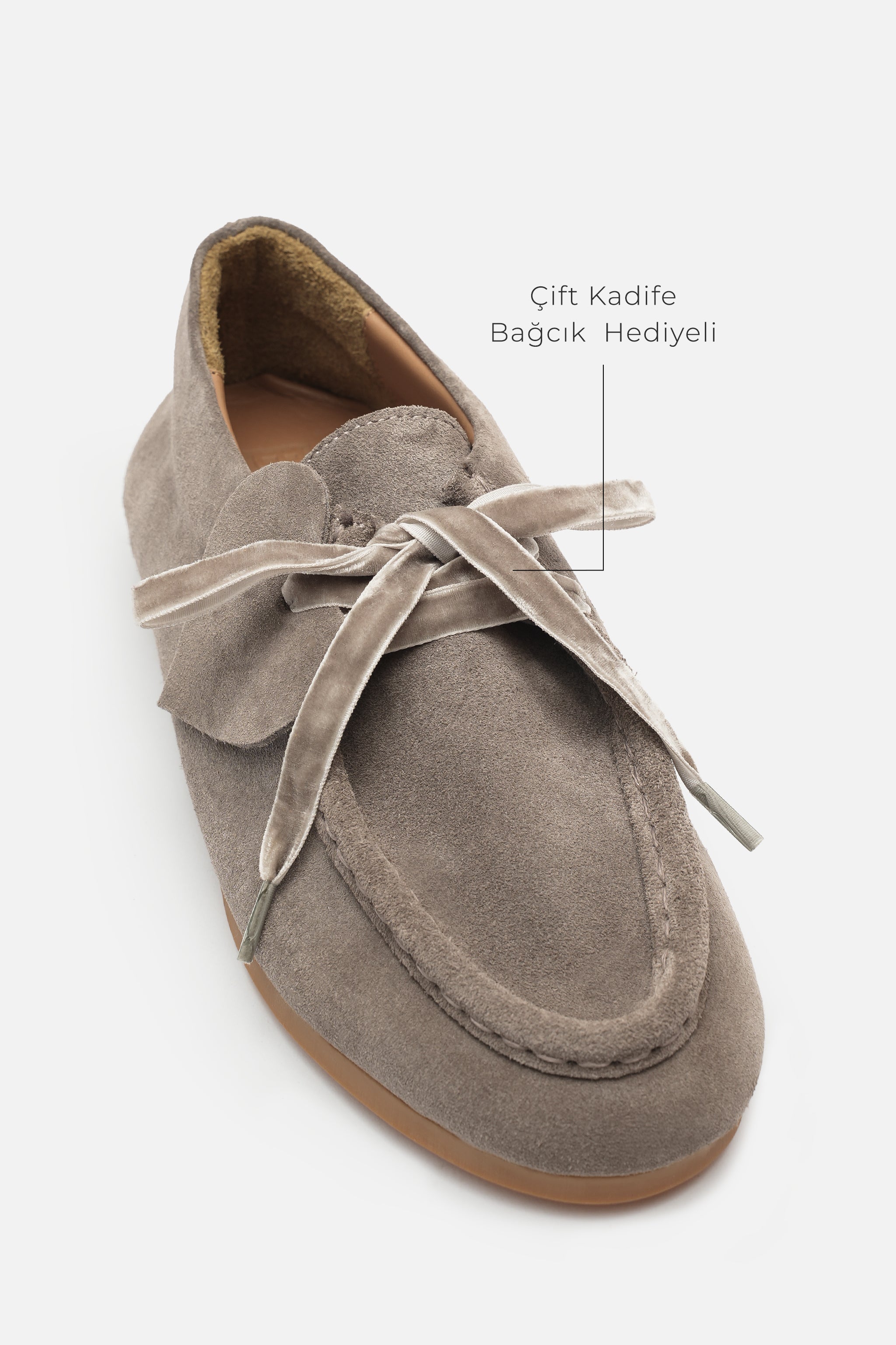 Nobrand Misty Lace Up Hakiki Deri Barefoot Makosen