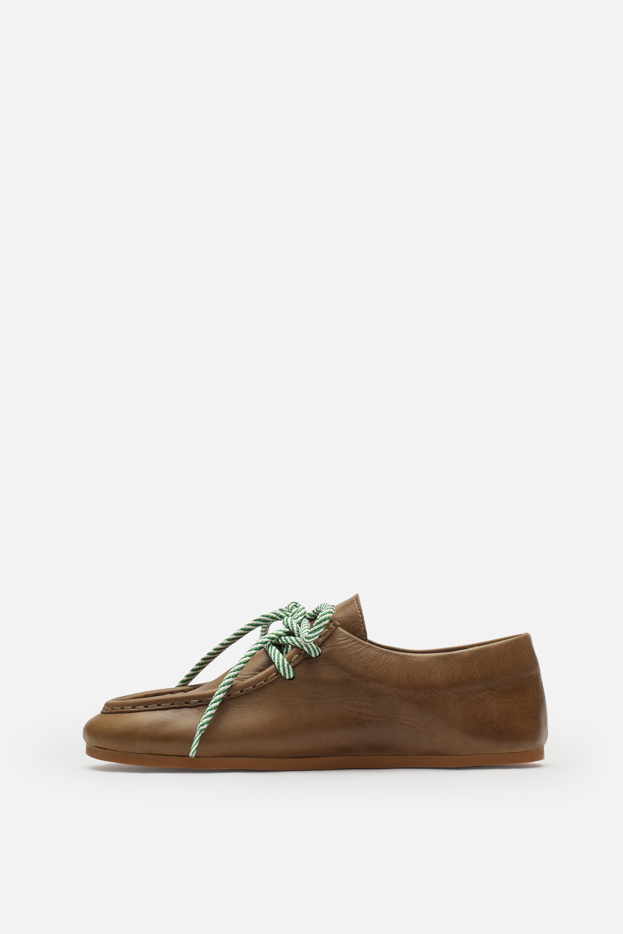 Nobrand Misty Lace Up Hakiki Deri Barefoot Makosen