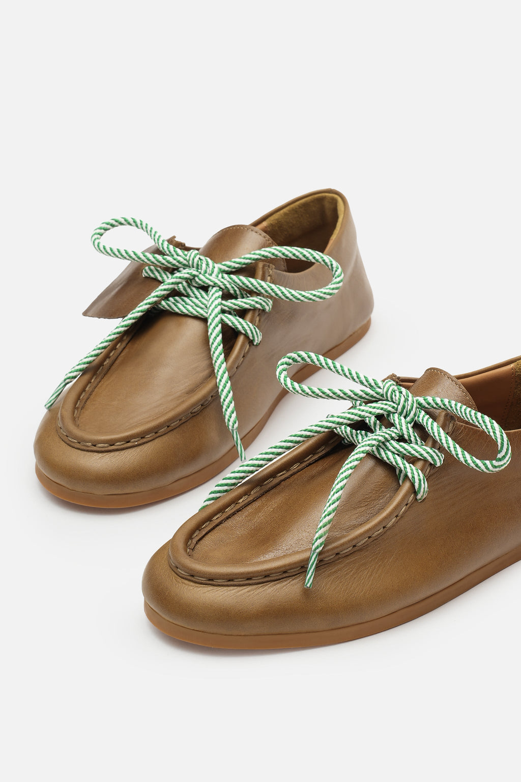 Nobrand Misty Lace Up Hakiki Deri Barefoot Makosen