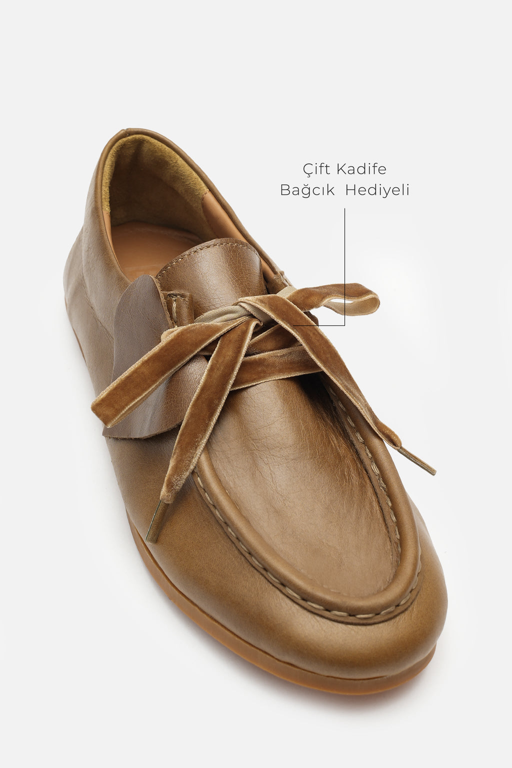Nobrand Misty Lace Up Hakiki Deri Barefoot Makosen