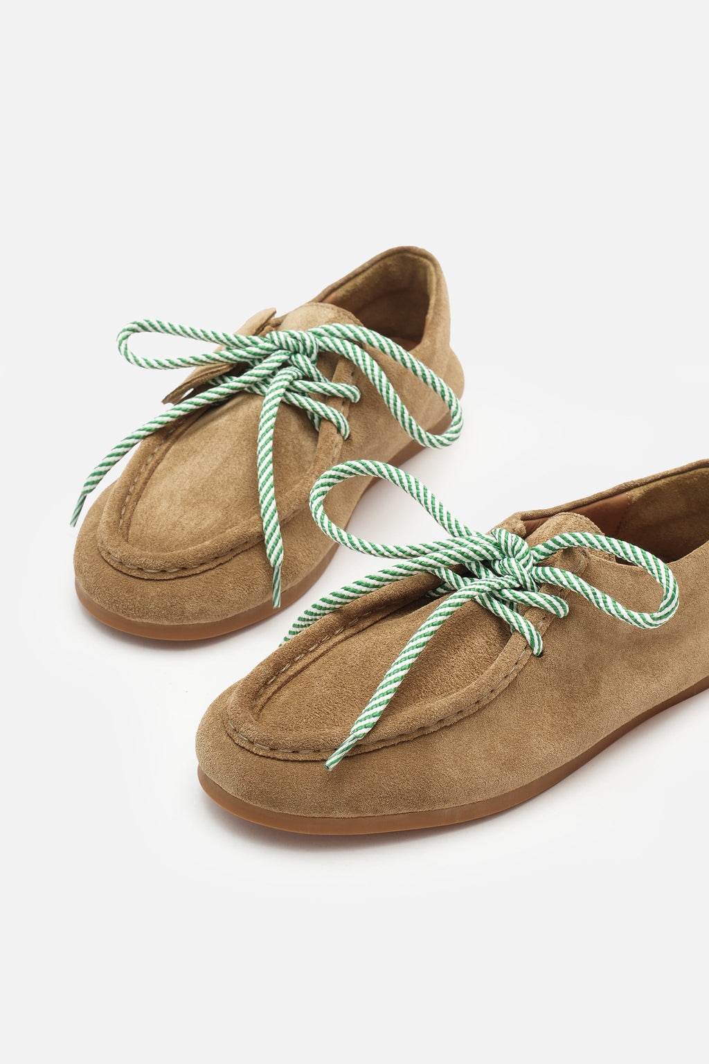 Nobrand Misty Lace Up Hakiki Deri Barefoot Makosen