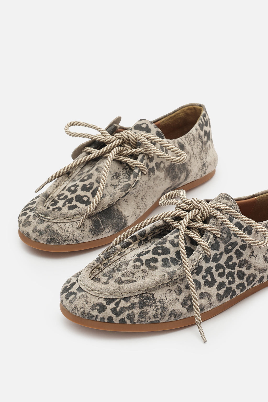 Nobrand Misty Lace Up Hakiki Deri Barefoot Makosen