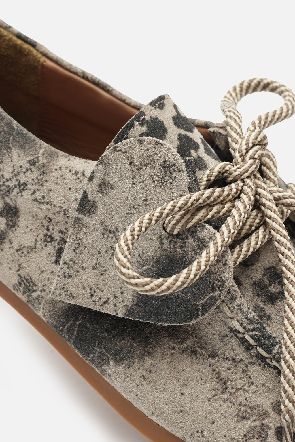 Nobrand Misty Lace Up Hakiki Deri Barefoot Makosen