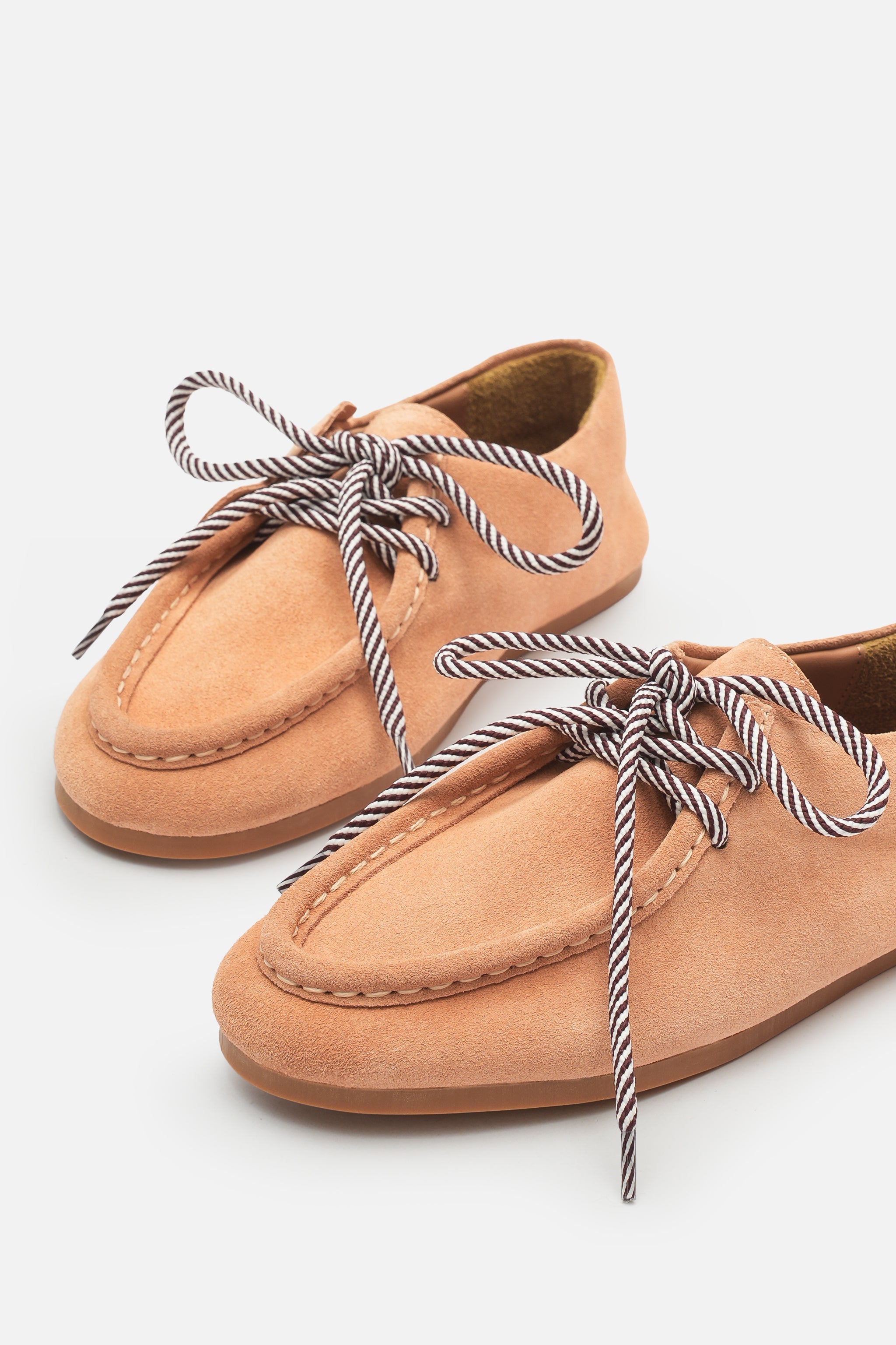 Nobrand Misty Lace Up Hakiki Deri Barefoot Makosen