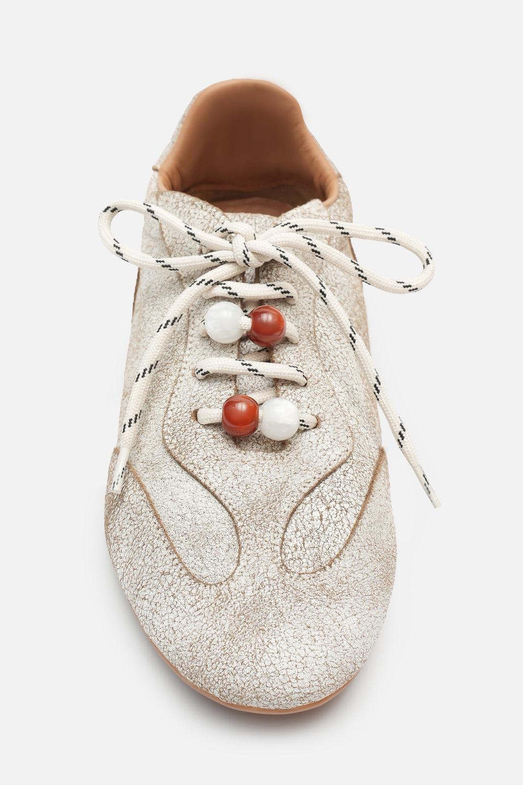 Nobrand Miu Pane Barefoot Hakiki Deri Sneaker