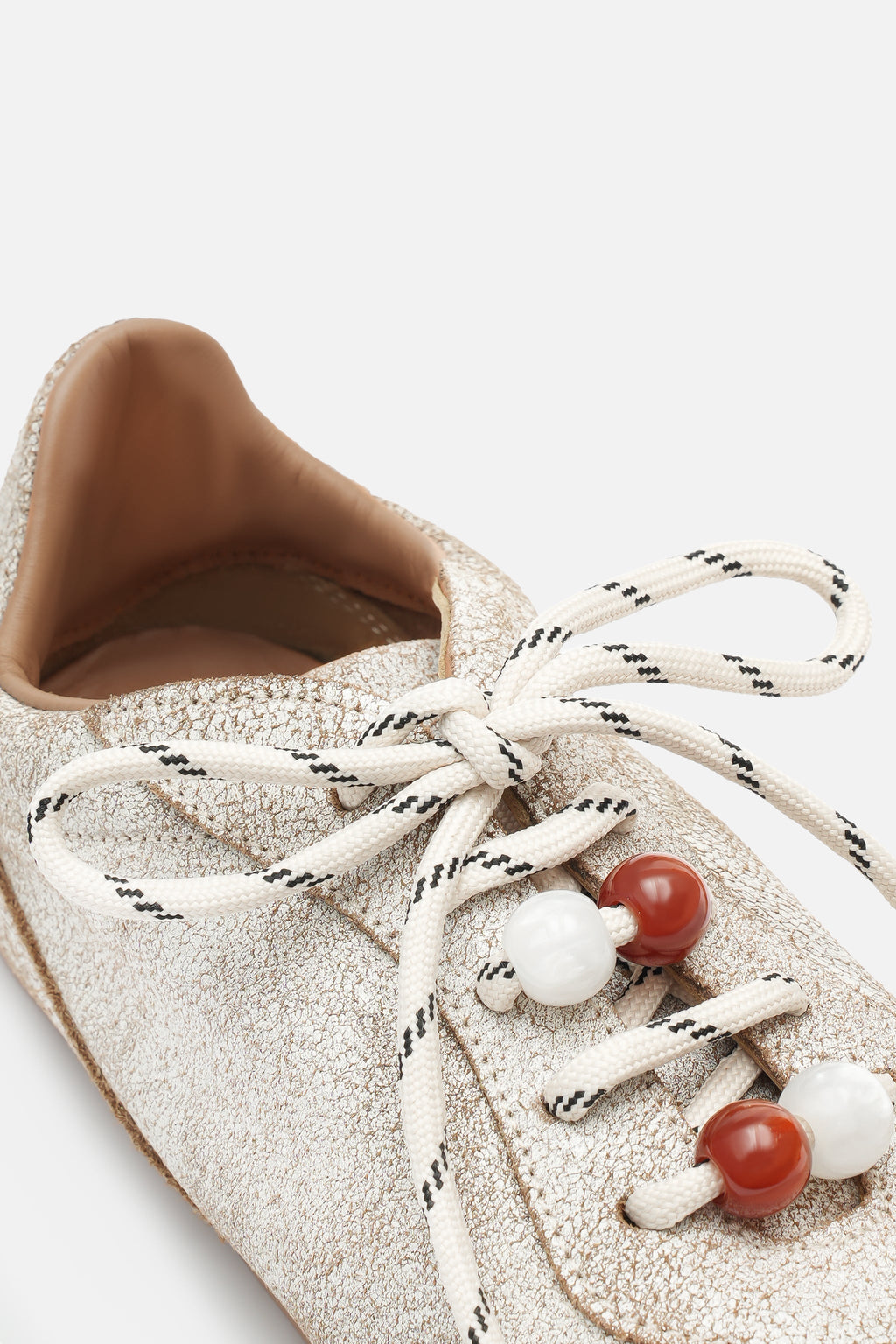 Nobrand Miu Pane Barefoot Hakiki Deri Sneaker