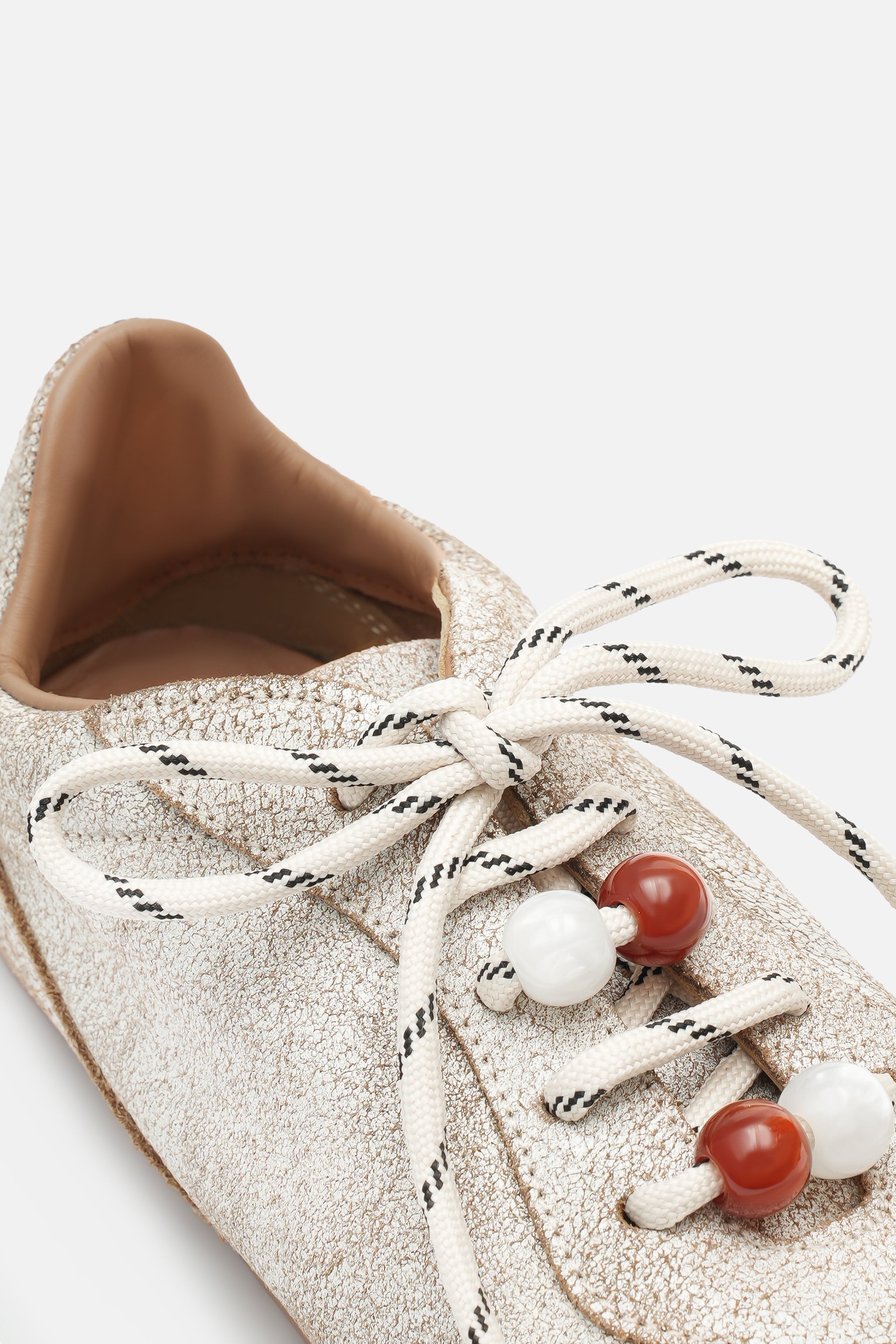 Nobrand Miu Pane Barefoot Hakiki Deri Sneaker