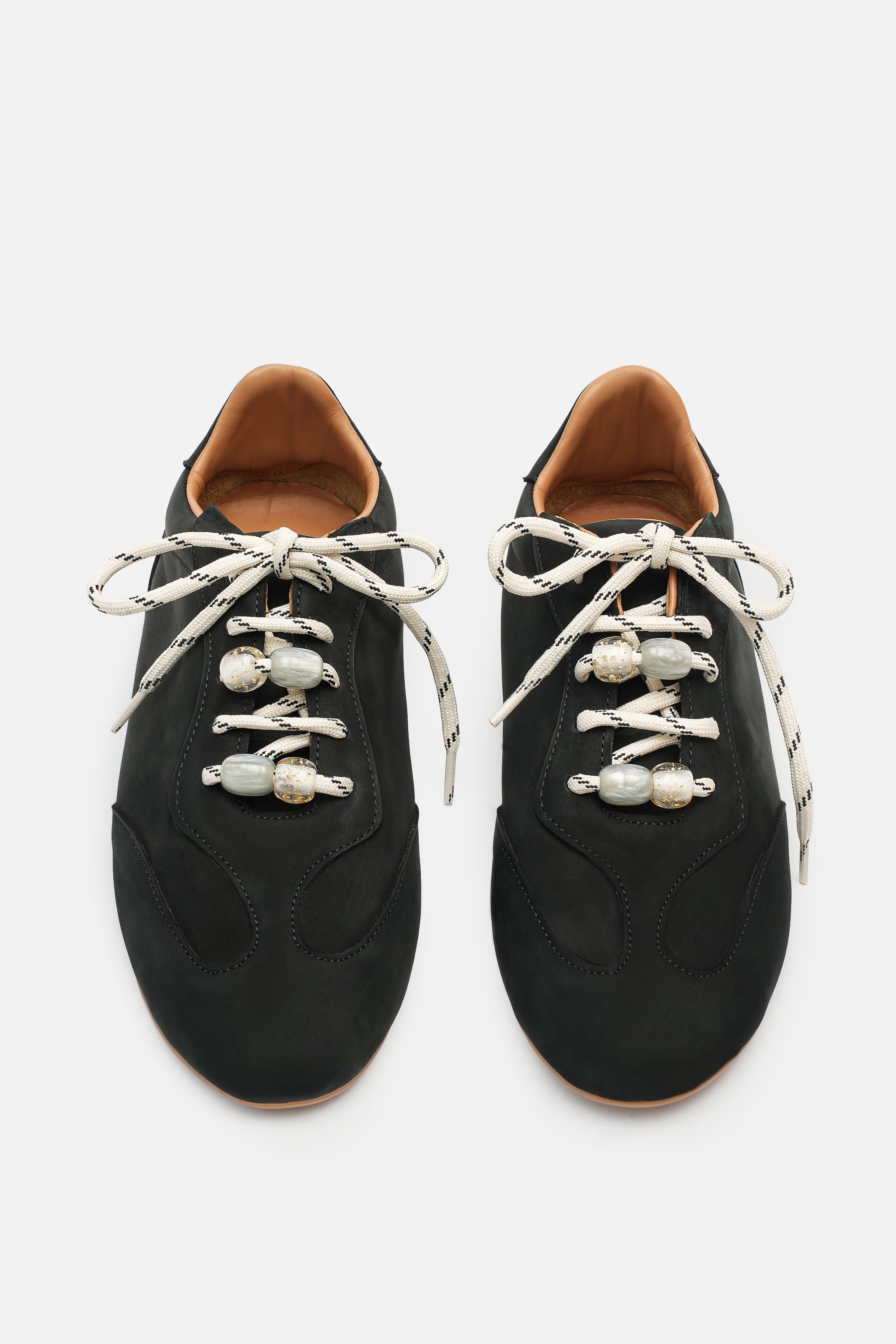 Nobrand Miu Pane Barefoot Hakiki Deri Sneaker