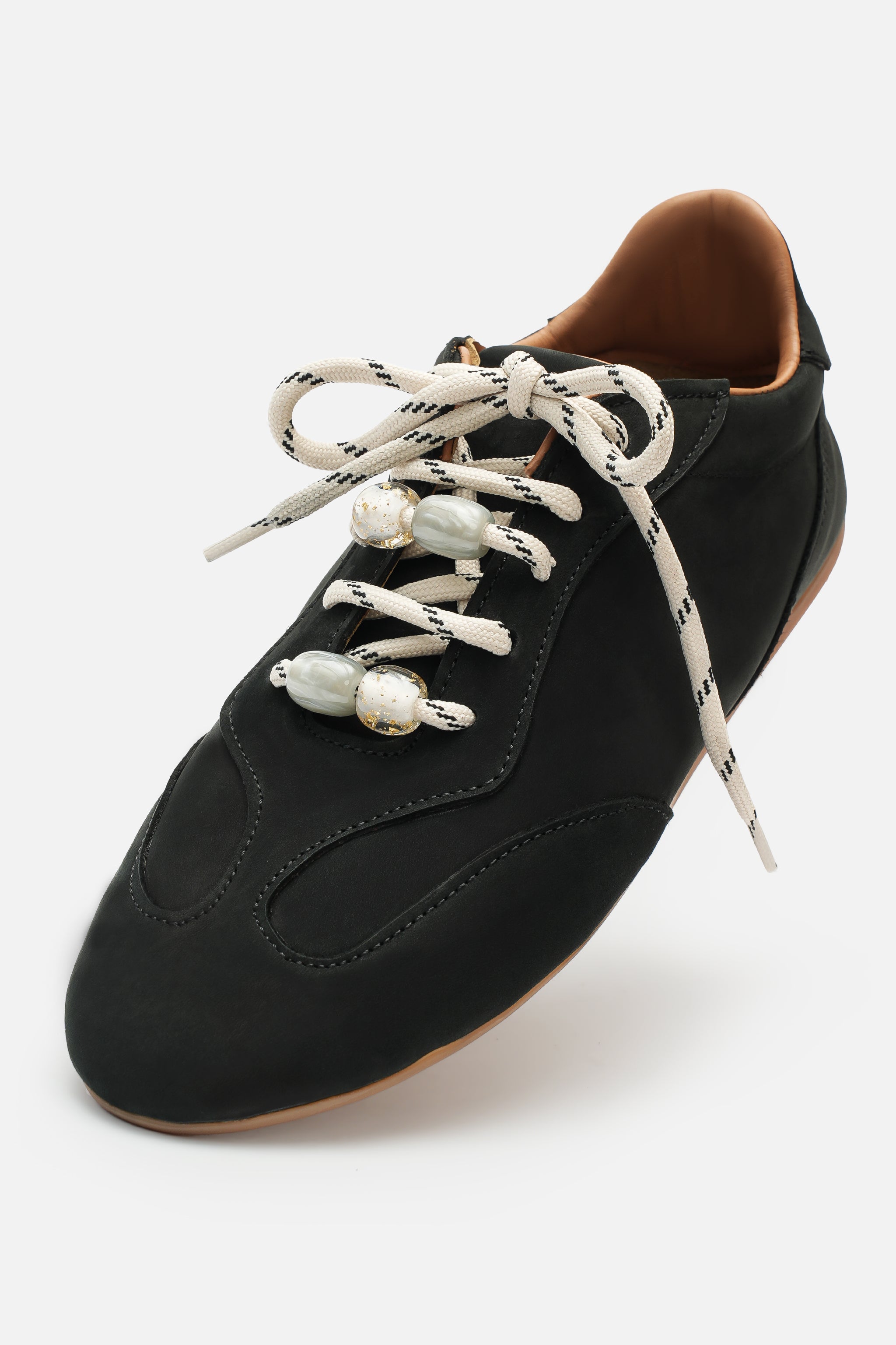 Nobrand Miu Pane Barefoot Hakiki Deri Sneaker