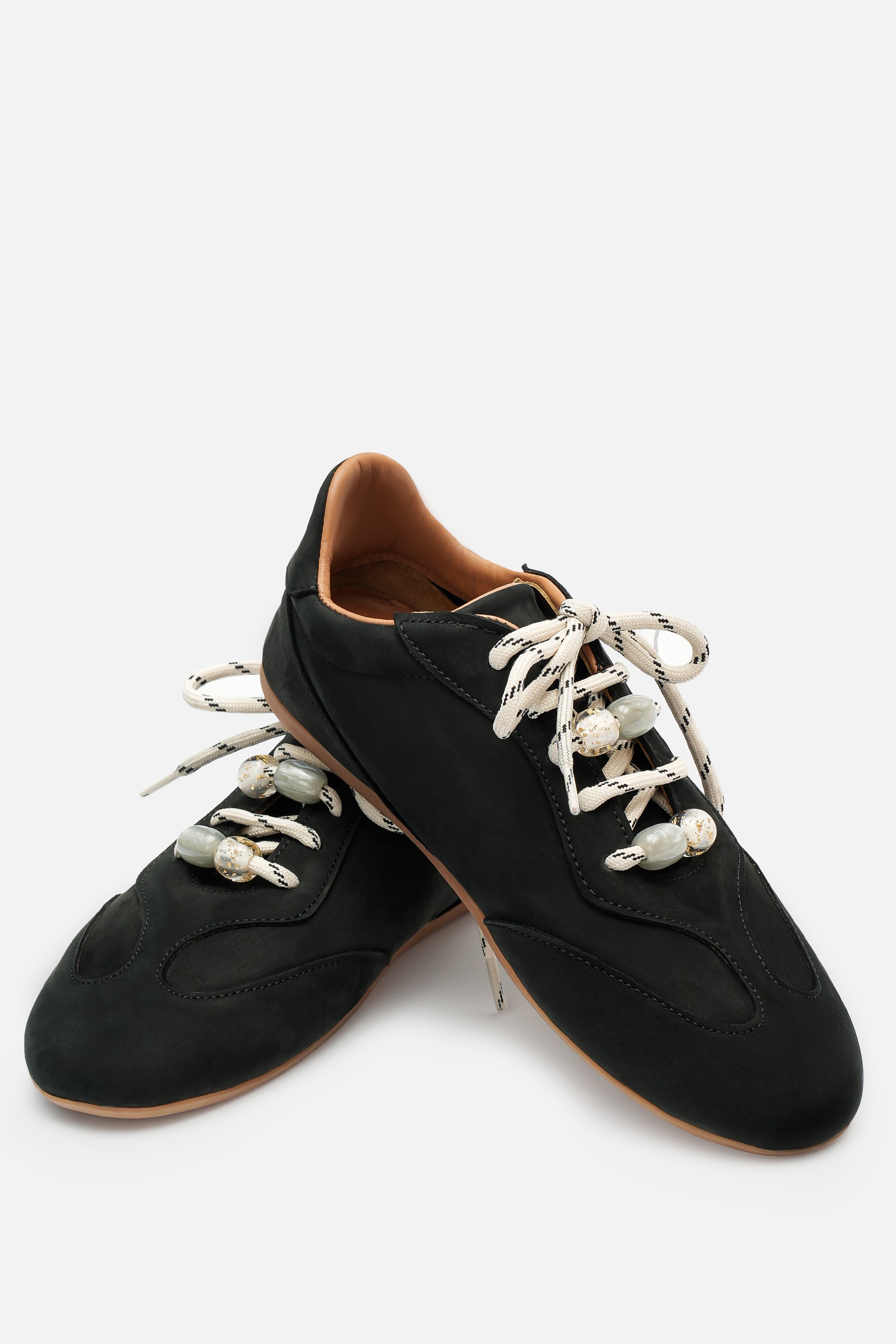 Nobrand Miu Pane Barefoot Hakiki Deri Sneaker