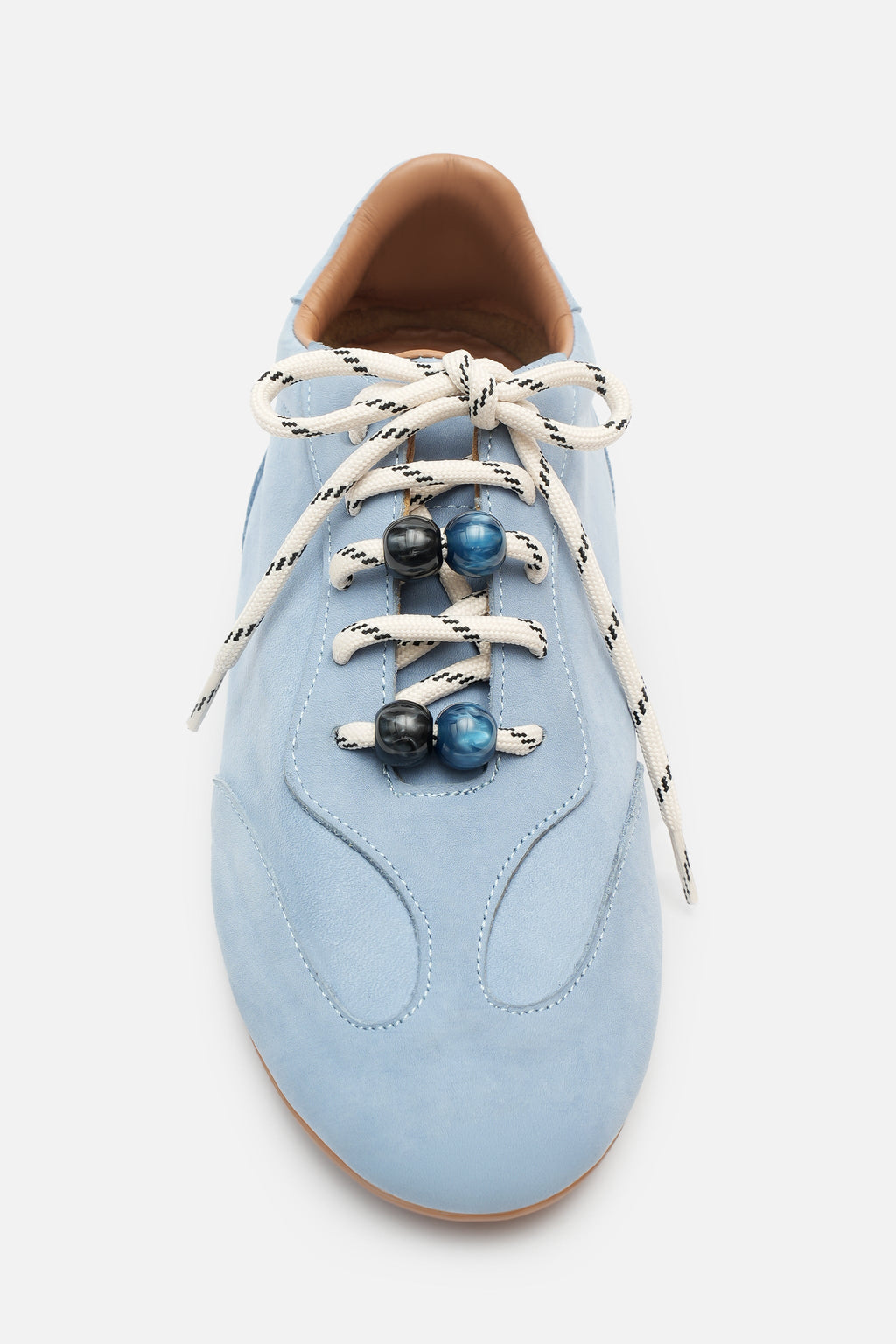 Nobrand Miu Pane Barefoot Hakiki Deri Sneaker