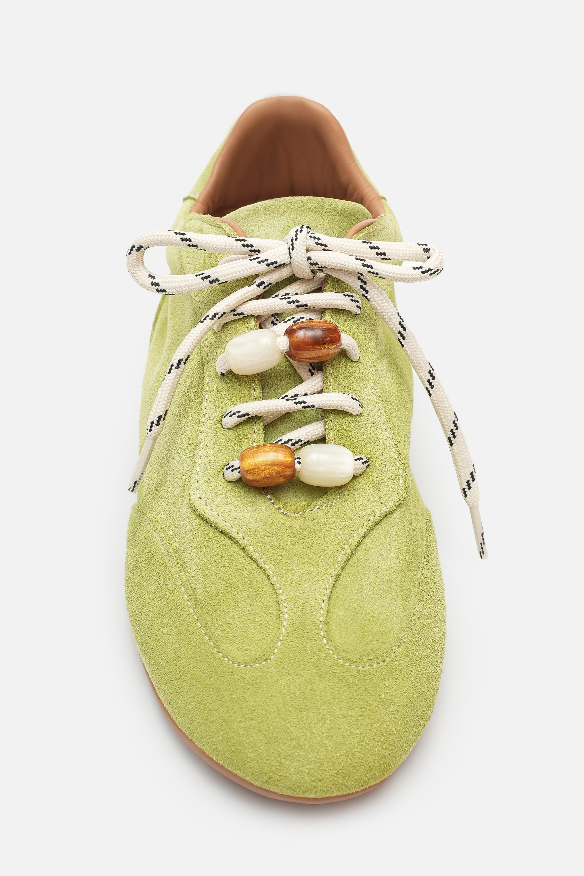 Nobrand Miu Pane Barefoot Hakiki Deri Sneaker