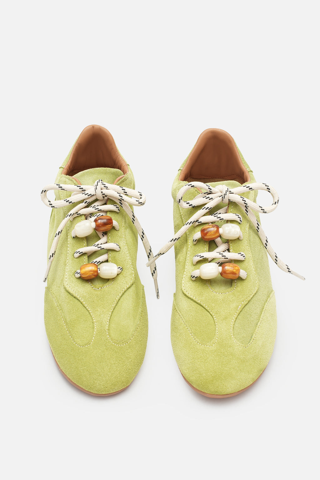 Nobrand Miu Pane Barefoot Hakiki Deri Sneaker