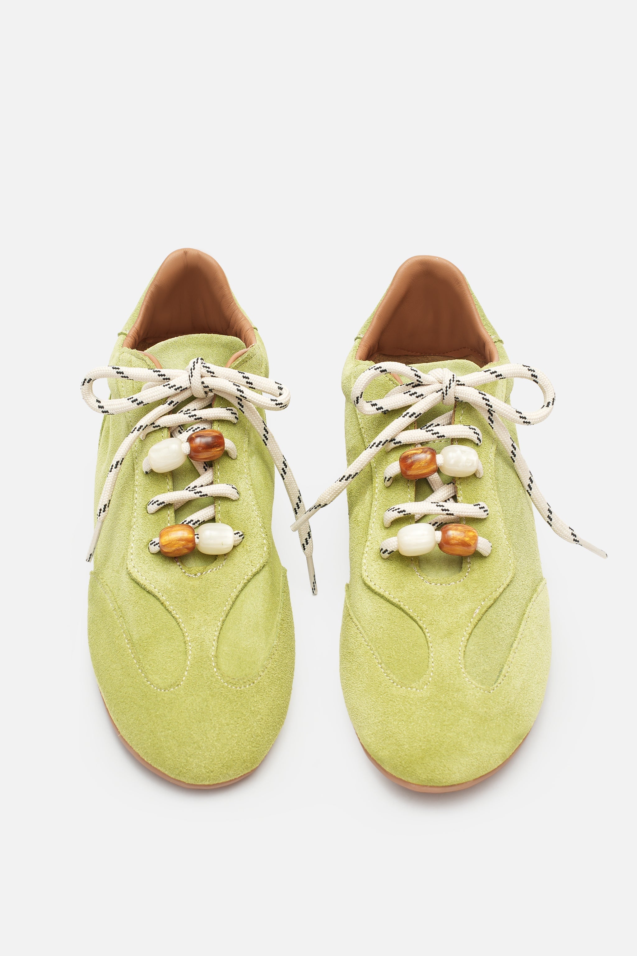 Nobrand Miu Pane Barefoot Hakiki Deri Sneaker