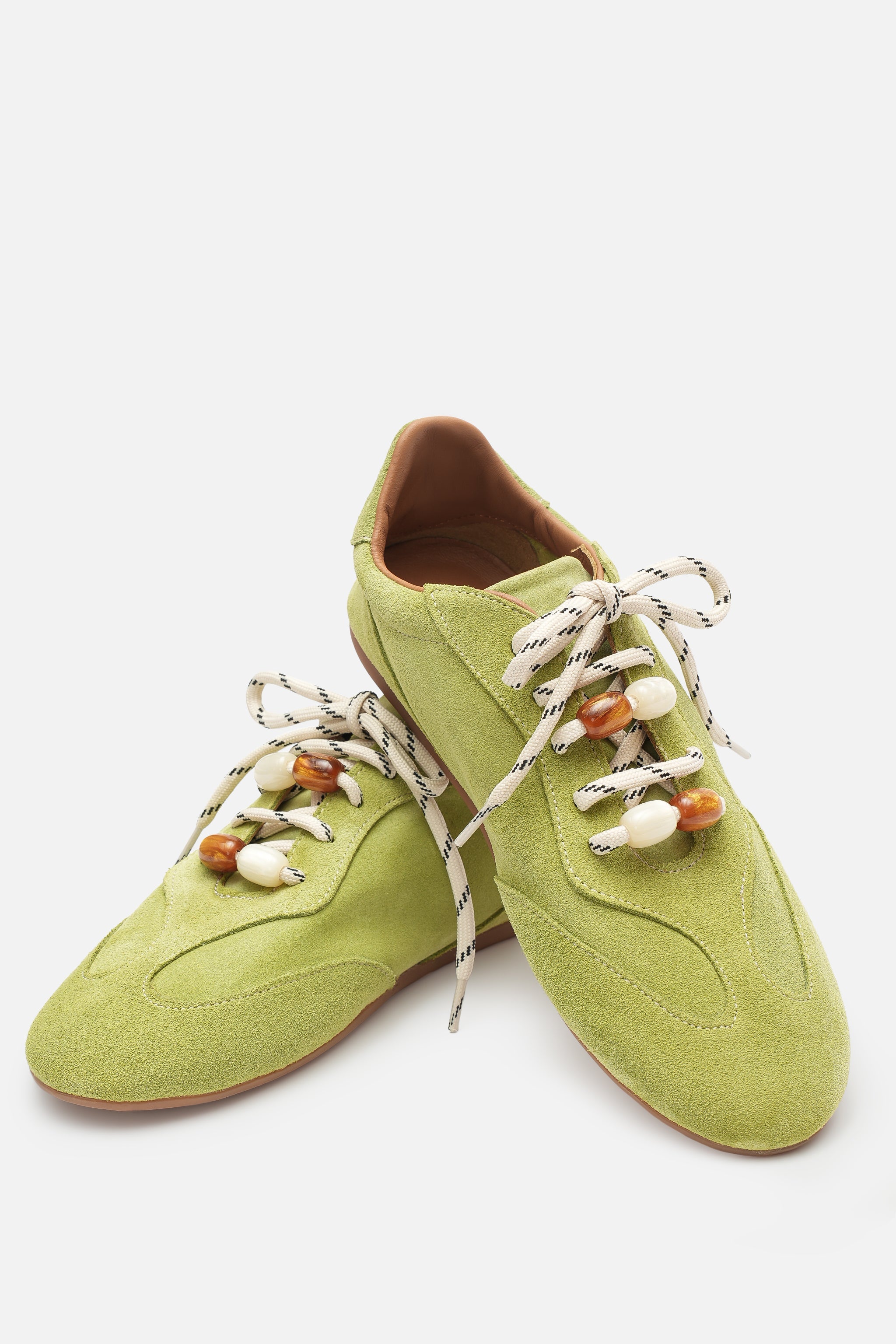 Nobrand Miu Pane Barefoot Hakiki Deri Sneaker