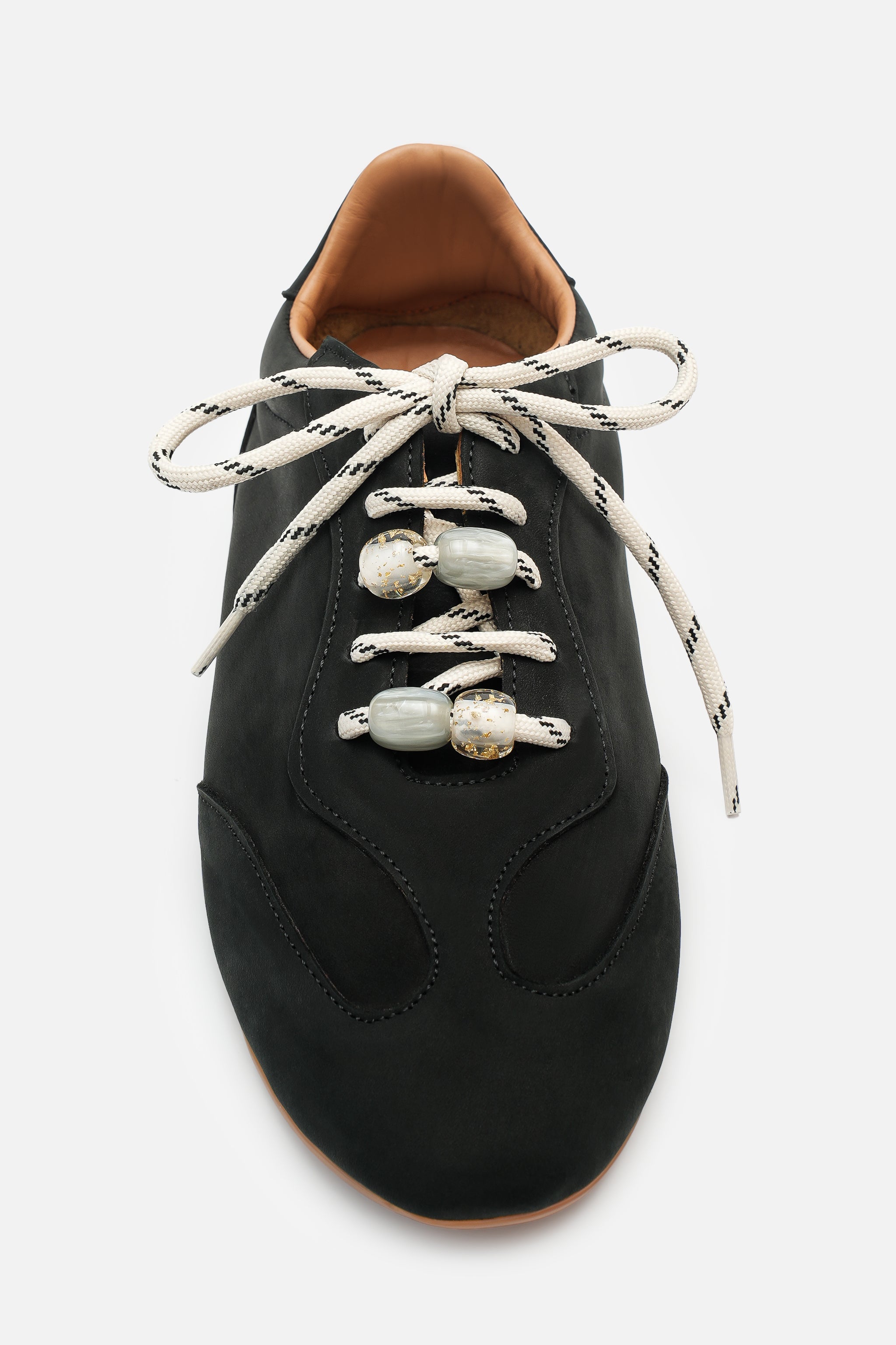 Nobrand Miu Pane Barefoot Hakiki Deri Sneaker