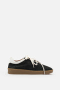 Nobrand Miu Court Hakiki Deri Siyah Sneaker