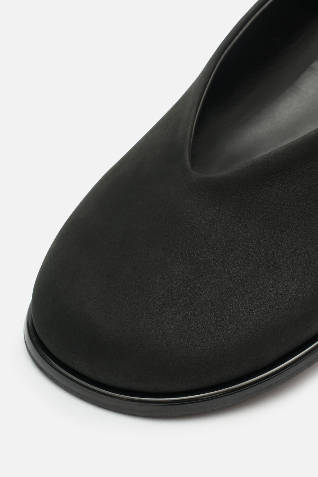 Nobrand Soft Ballet Hakiki Nubuk Deri Babet