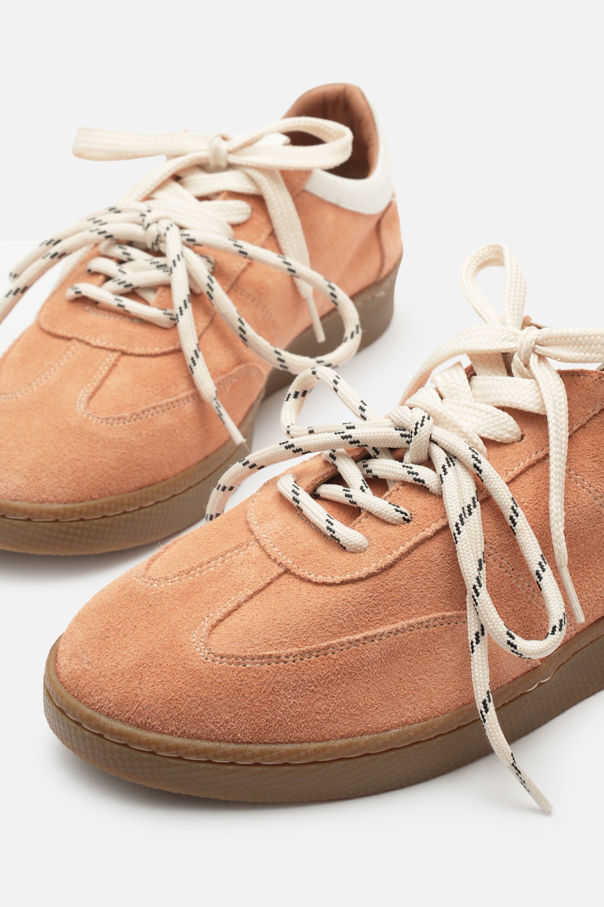Nobrand Miu Court Hakiki Süet Deri Somon Sneaker