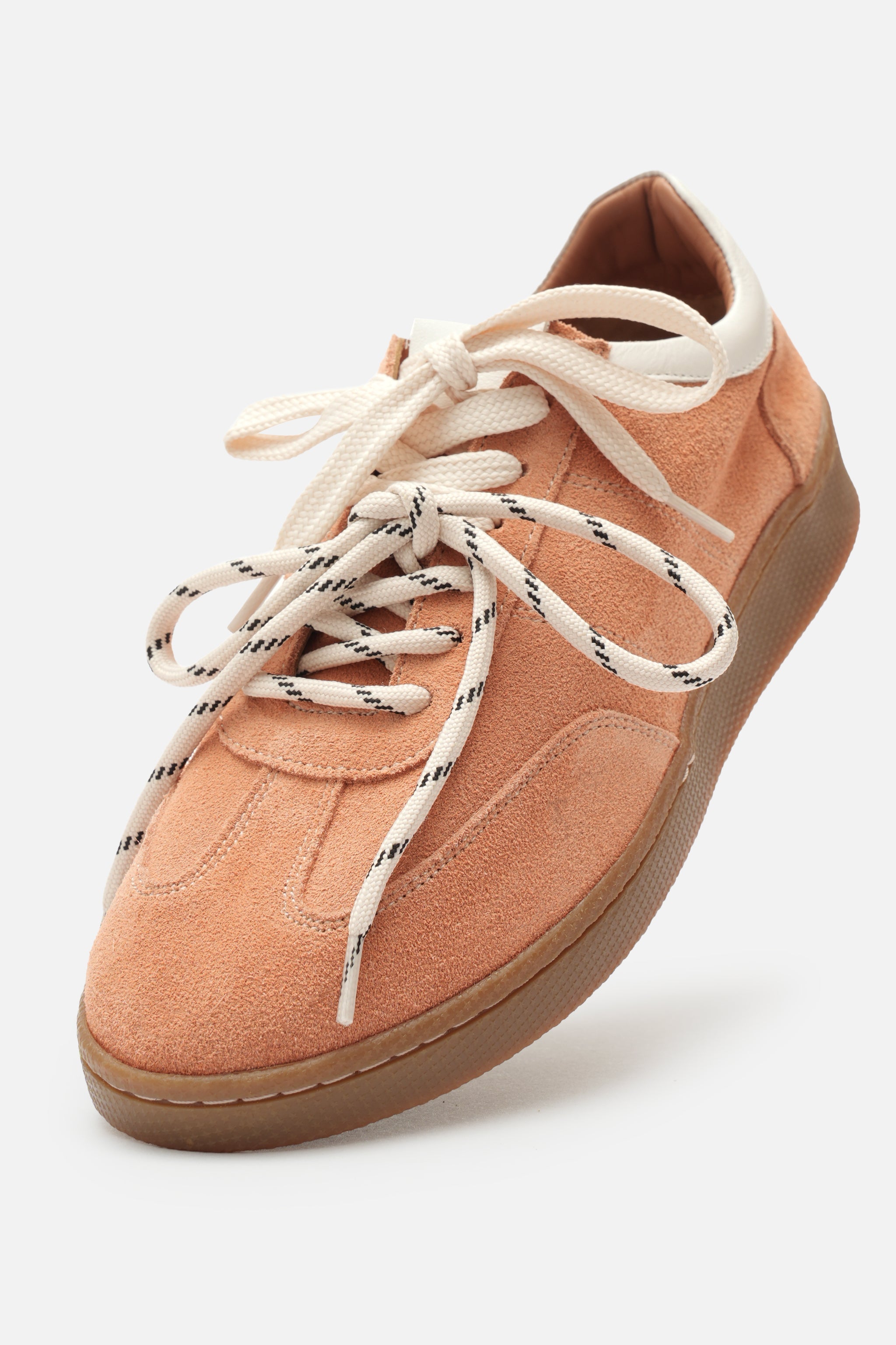 Nobrand Miu Court Hakiki Süet Deri Somon Sneaker