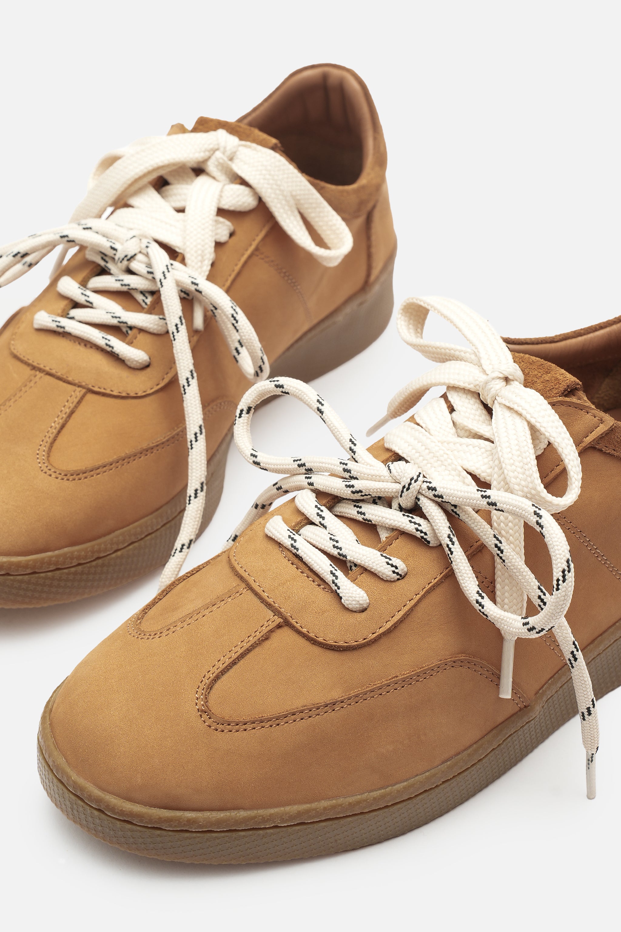 Nobrand Miu Court Hakiki Deri Taba Sneaker