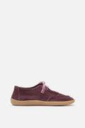 Nobrand Lune Ballet Barefoot Hakiki Süet Deri Bordo Babet