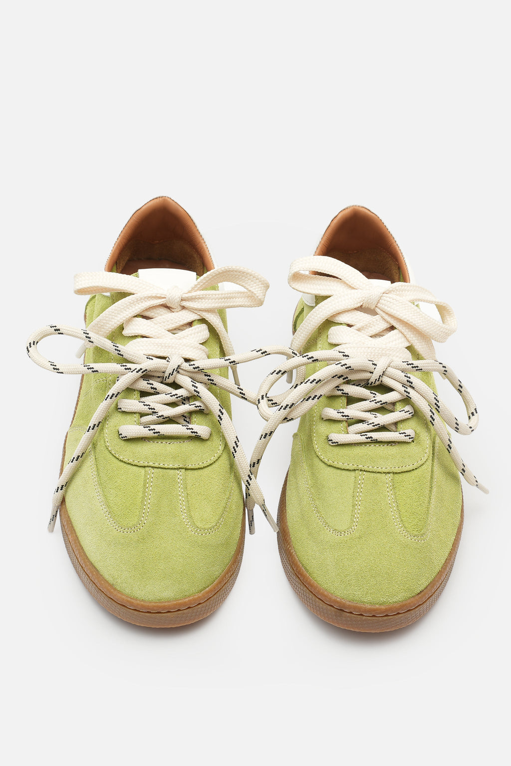 Nobrand Miu Court Hakiki Süet Deri Yağ Yeşili Sneaker