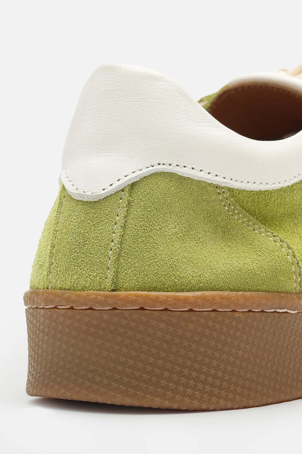 Nobrand Miu Court Hakiki Süet Deri Yağ Yeşili Sneaker